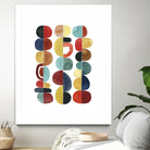 Midcentury Sunrise II by Grace Popp on GIANT ART - brights abstract