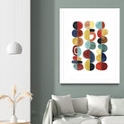 Midcentury Sunrise II by Grace Popp on GIANT ART - brights abstract