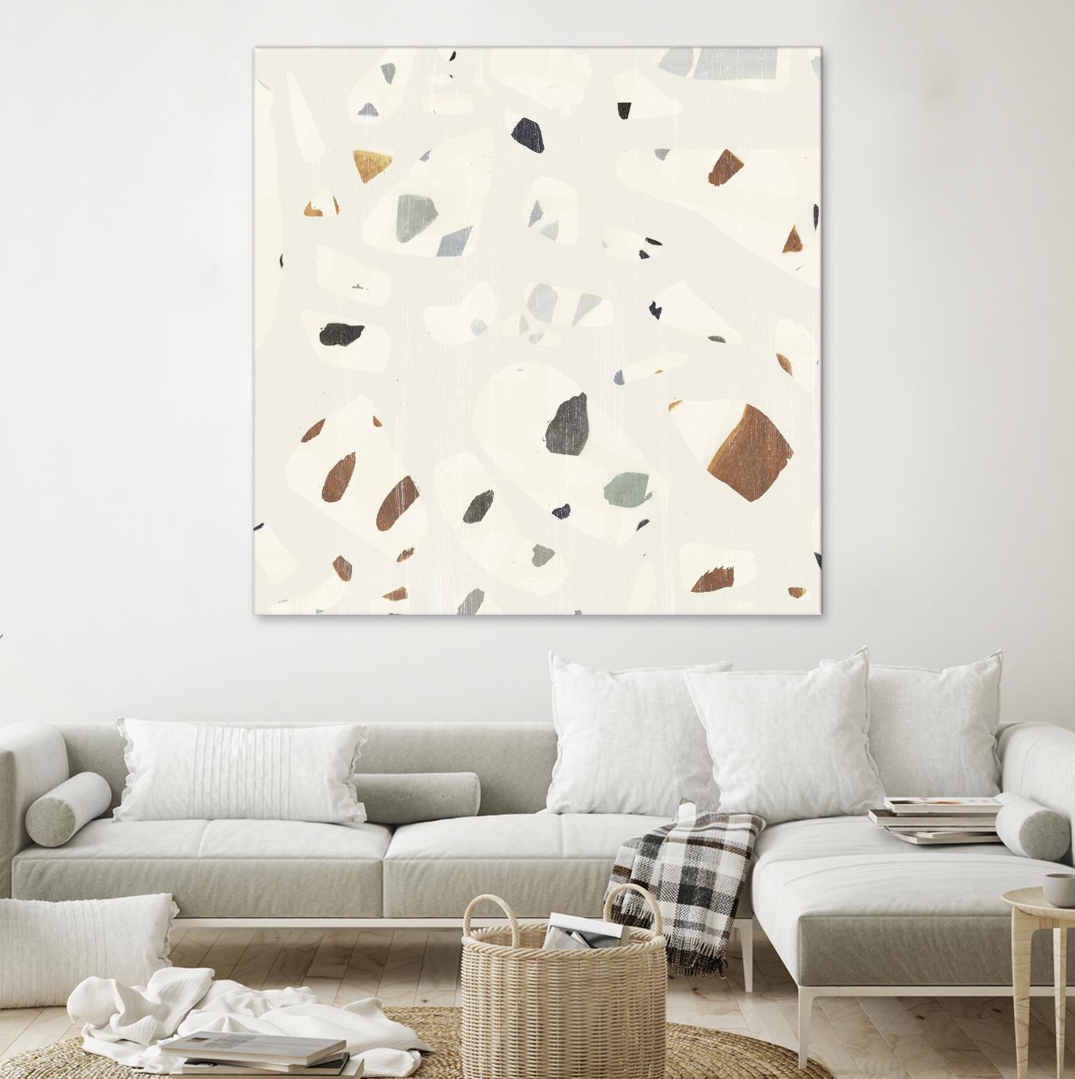 Abstract Terazzo II by Victoria Borges on GIANT ART - neutral abstract