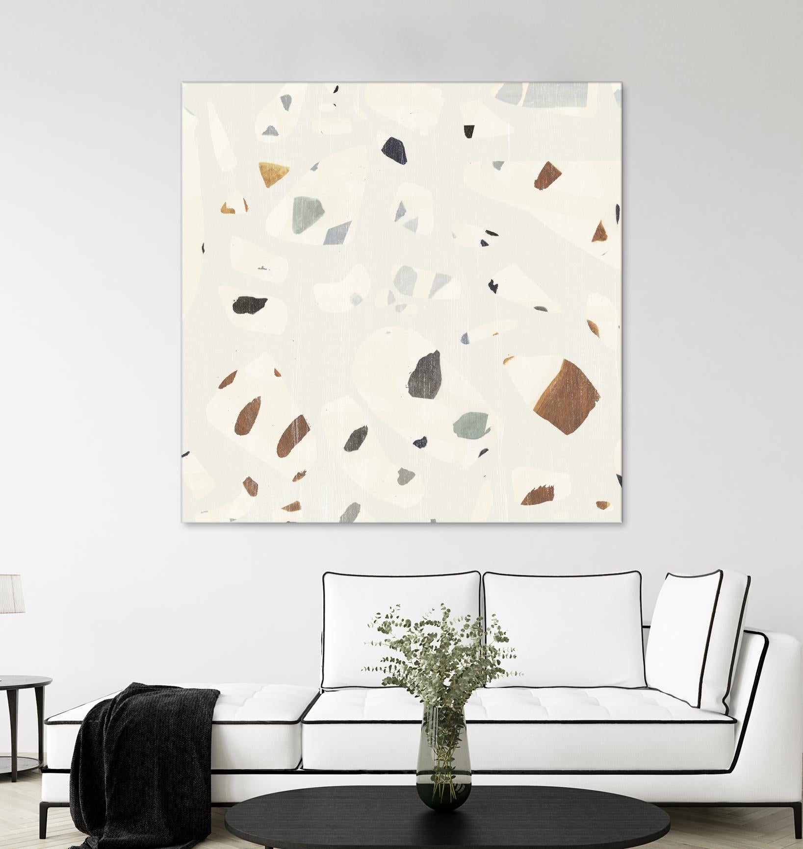 Abstract Terazzo II by Victoria Borges on GIANT ART - neutral abstract