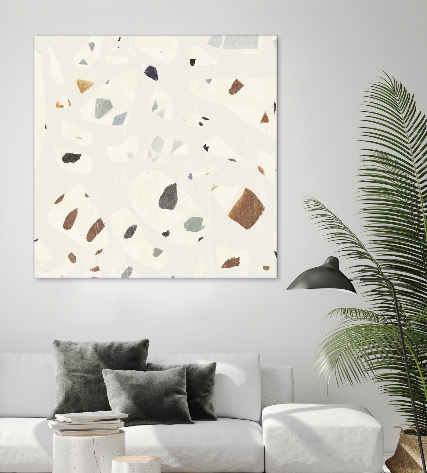 Abstract Terazzo II by Victoria Borges on GIANT ART - neutral abstract