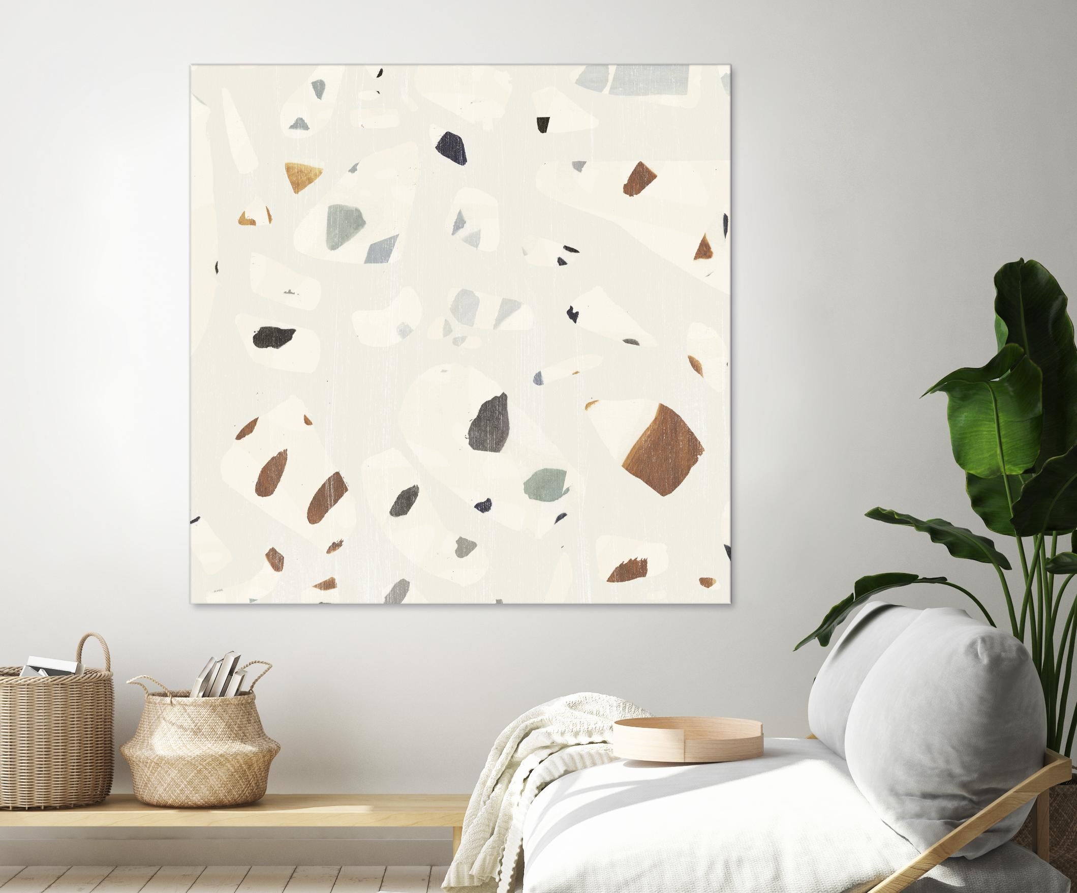 Abstract Terazzo II by Victoria Borges on GIANT ART - neutral abstract