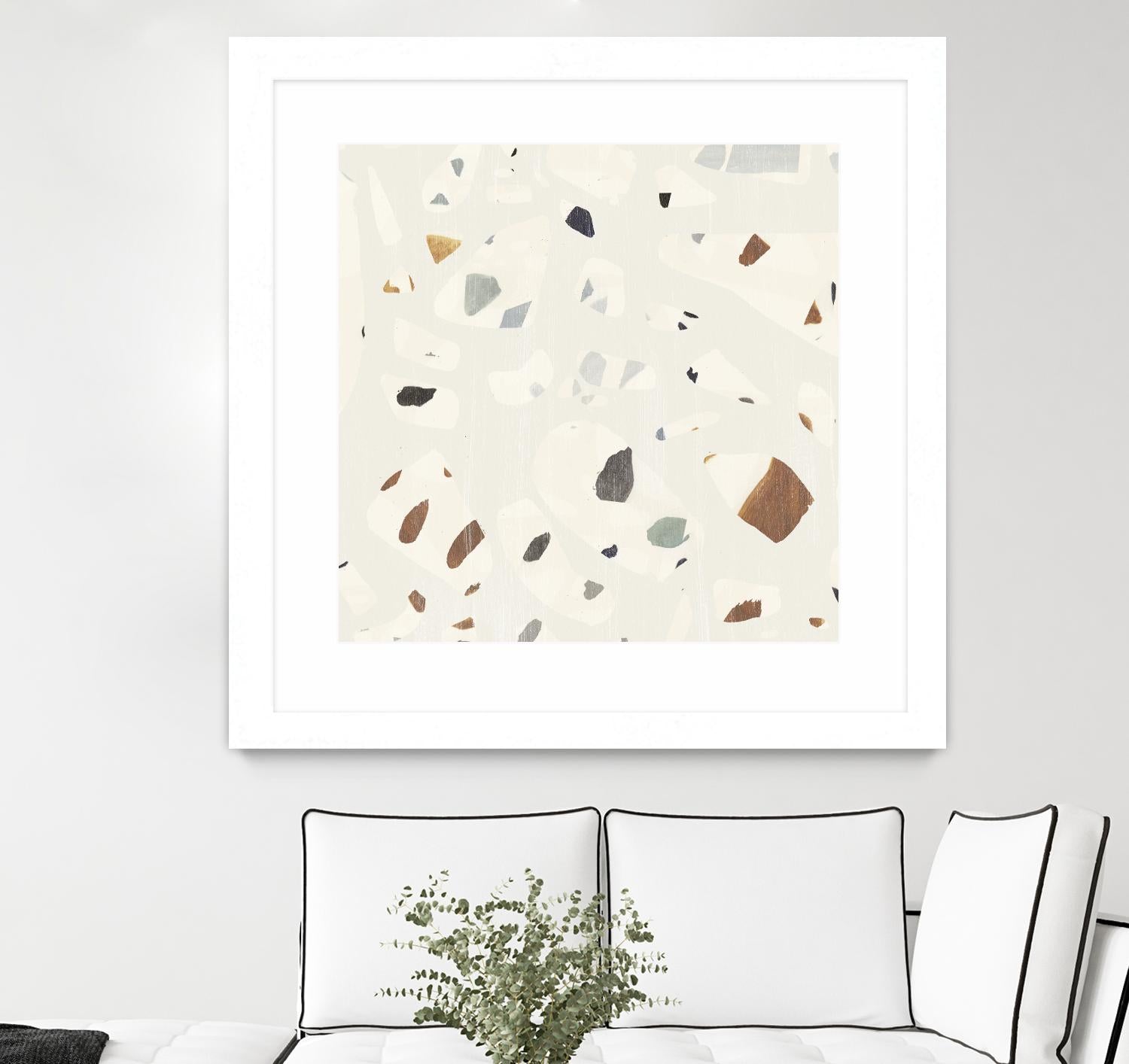 Abstract Terazzo II by Victoria Borges on GIANT ART - neutral abstract