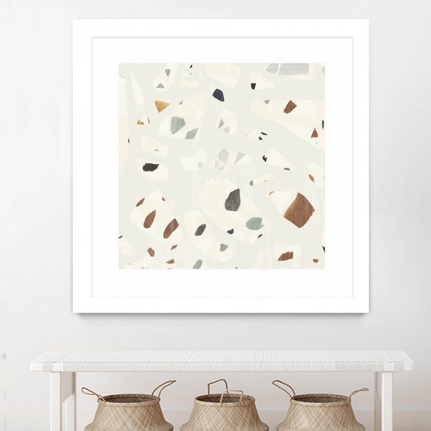 Abstract Terazzo II by Victoria Borges on GIANT ART - neutral abstract