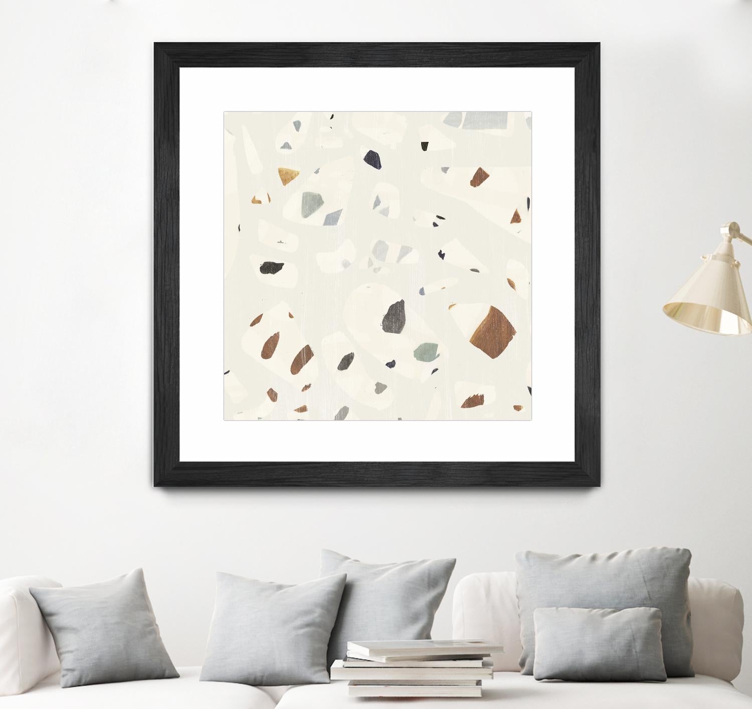 Abstract Terazzo II by Victoria Borges on GIANT ART - neutral abstract