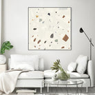 Abstract Terazzo II by Victoria Borges on GIANT ART - neutral abstract