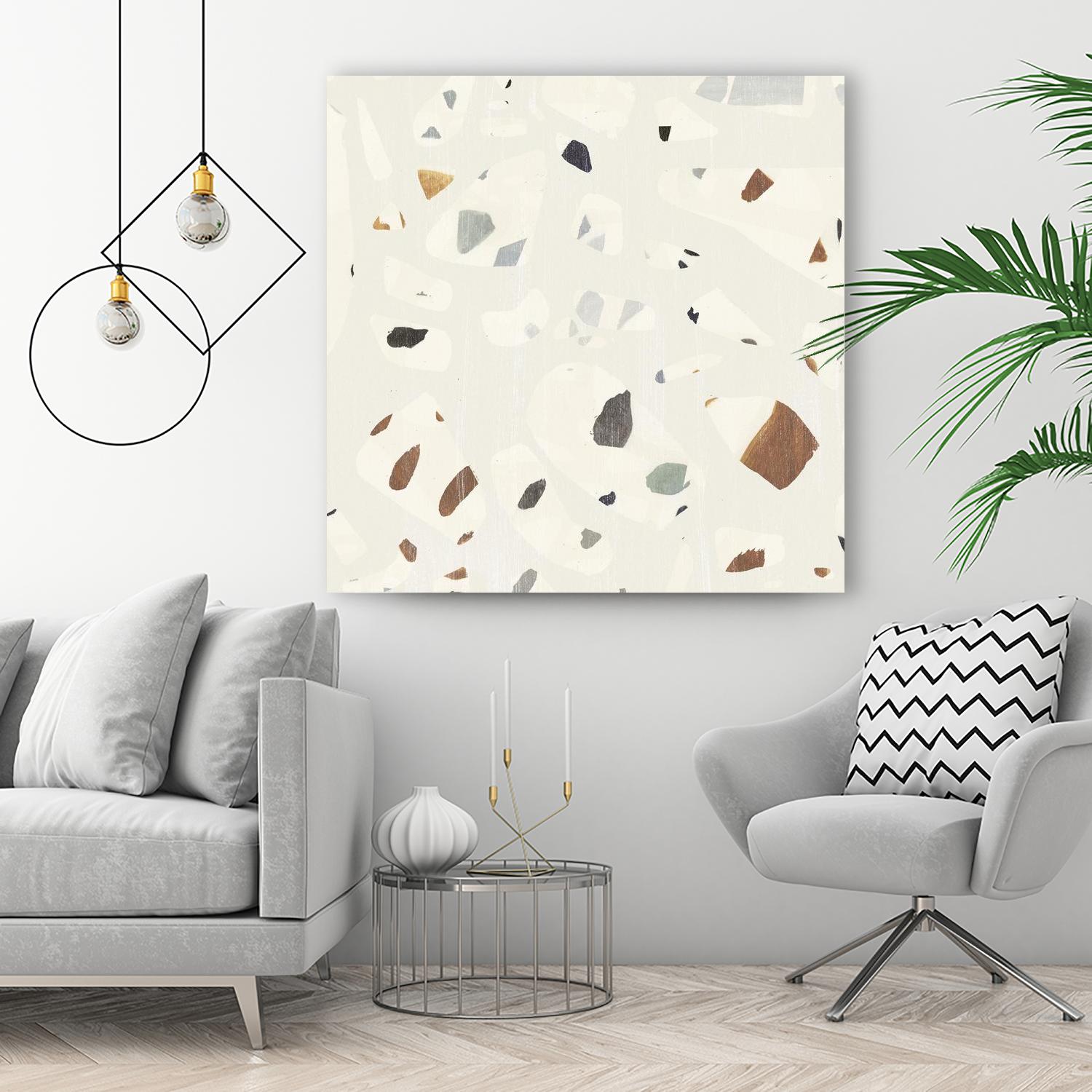 Abstract Terazzo II by Victoria Borges on GIANT ART - neutral abstract