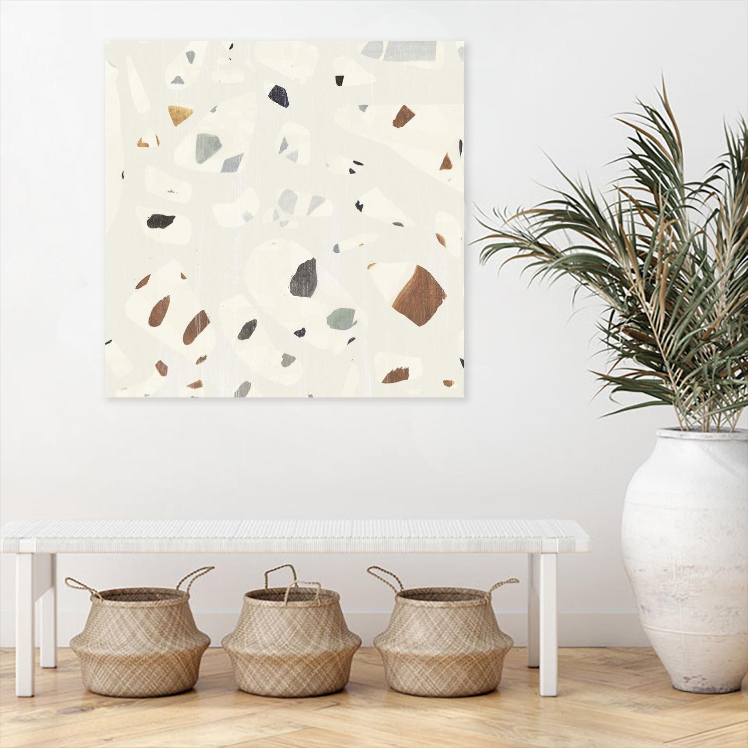 Abstract Terazzo II by Victoria Borges on GIANT ART - neutral abstract