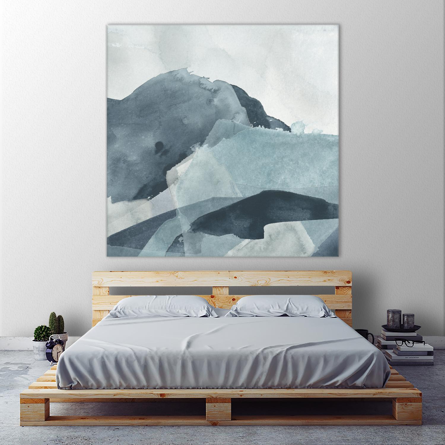 Blue Range I by June Erica Vess on GIANT ART - blue abstract