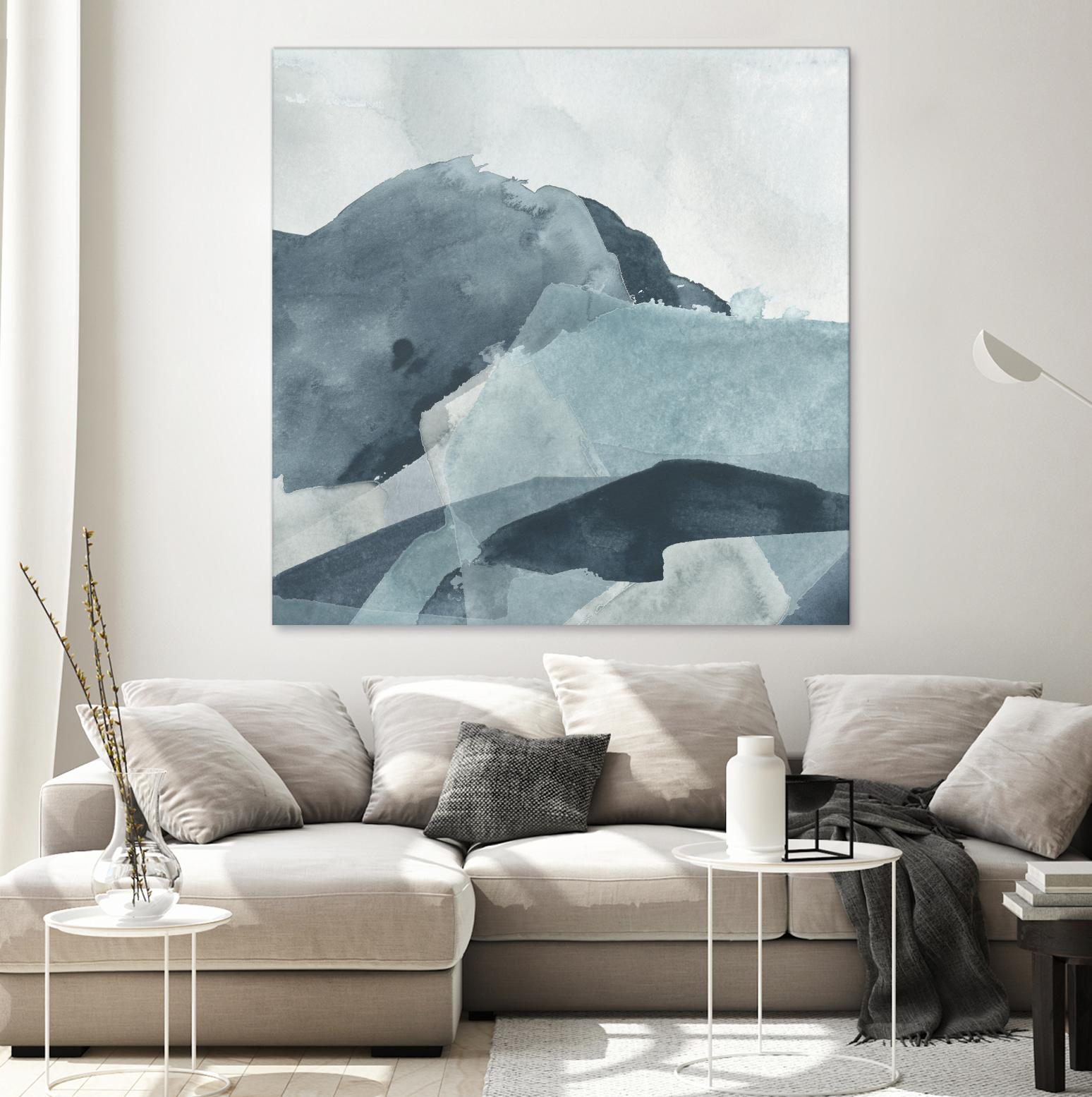 Blue Range I by June Erica Vess on GIANT ART - blue abstract