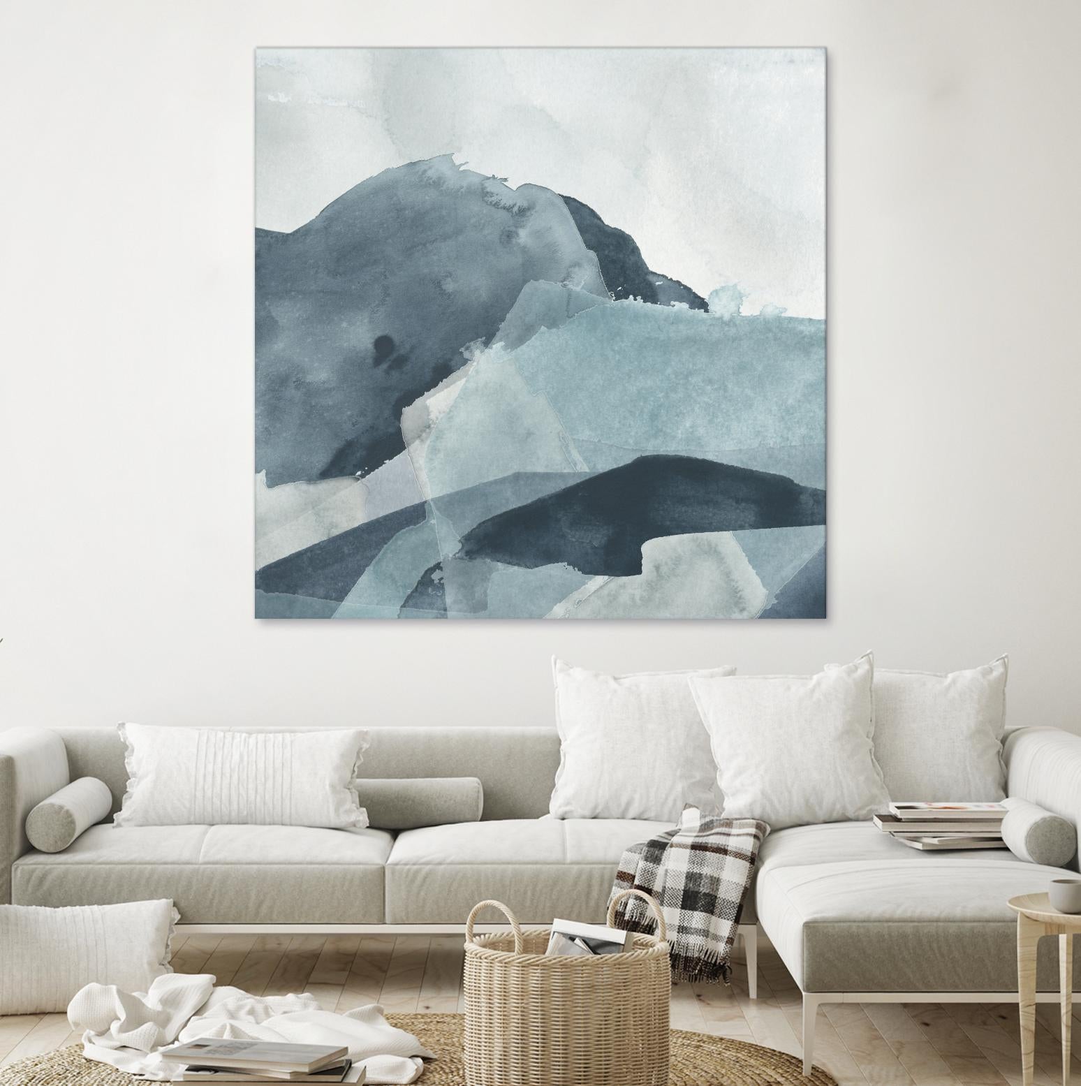 Blue Range I by June Erica Vess on GIANT ART - blue abstract