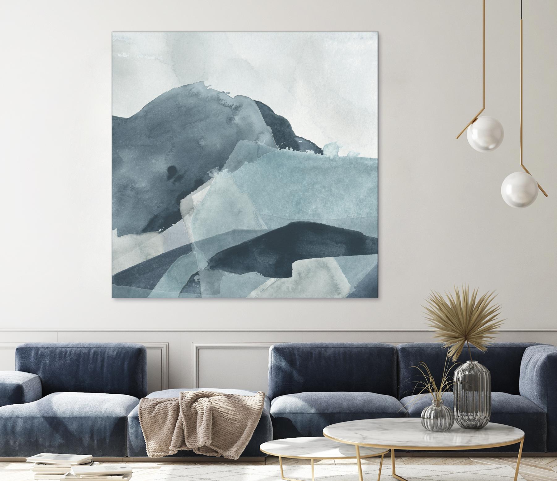 Blue Range I by June Erica Vess on GIANT ART - blue abstract