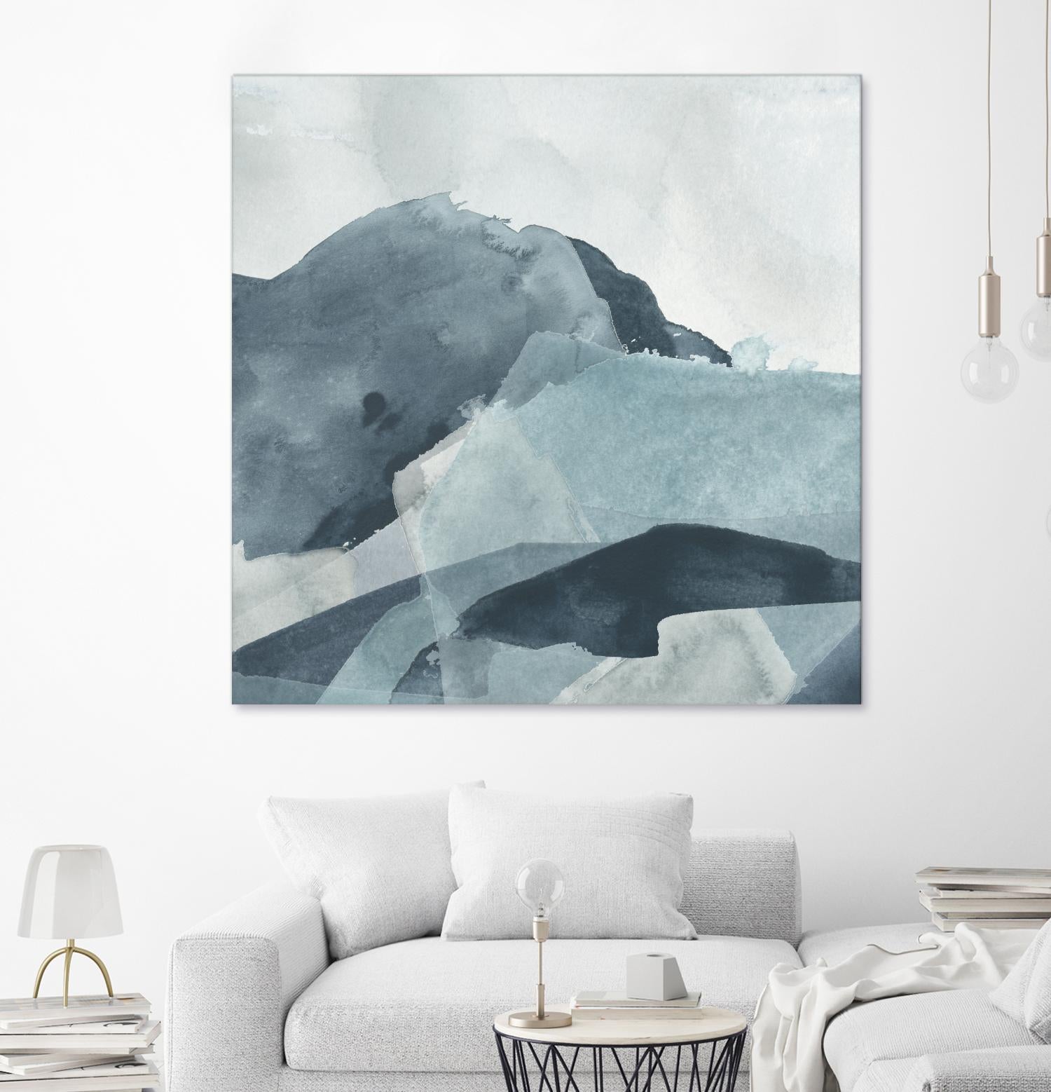 Blue Range I by June Erica Vess on GIANT ART - blue abstract