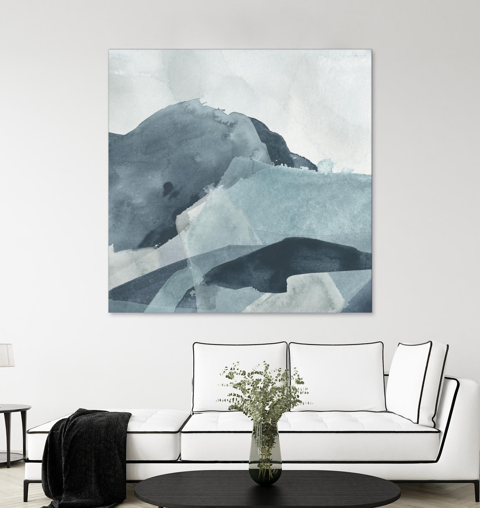 Blue Range I by June Erica Vess on GIANT ART - blue abstract