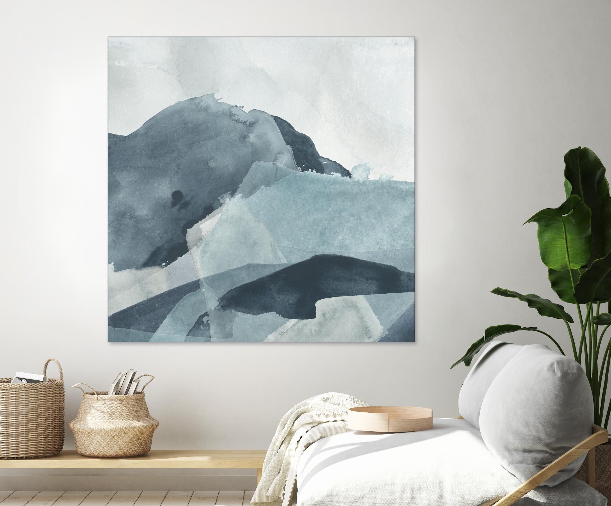 Blue Range I by June Erica Vess on GIANT ART - blue abstract