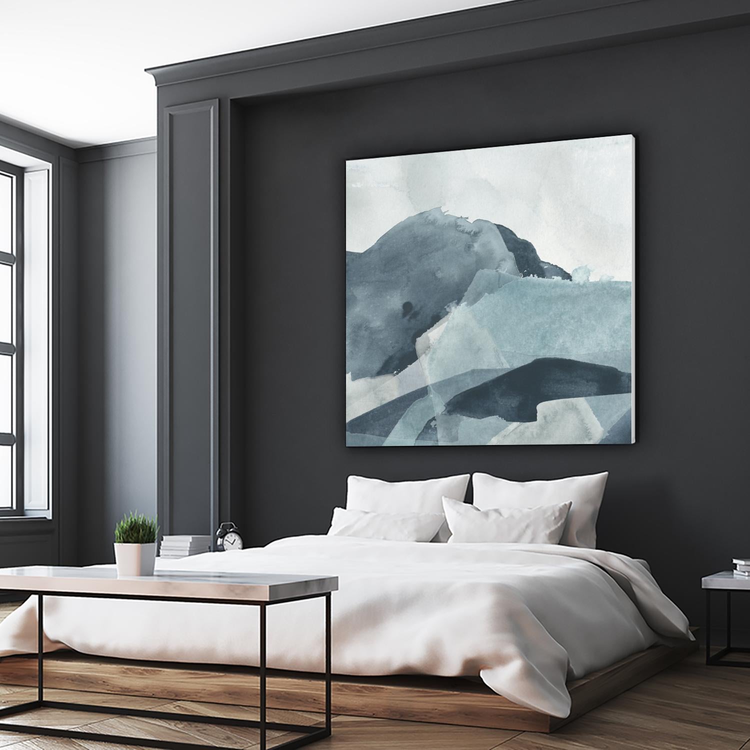 Blue Range I by June Erica Vess on GIANT ART - blue abstract