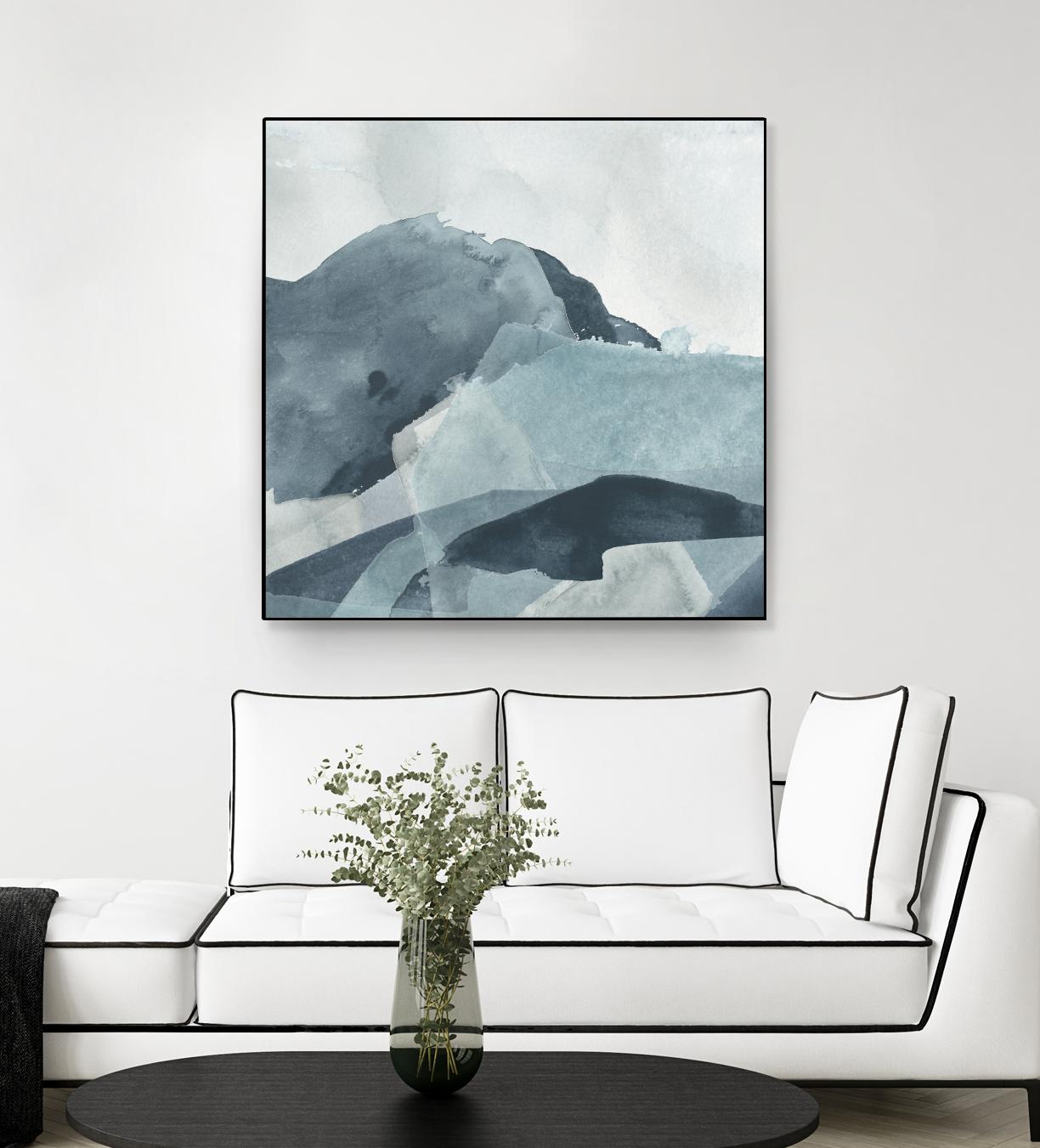 Blue Range I by June Erica Vess on GIANT ART - blue abstract