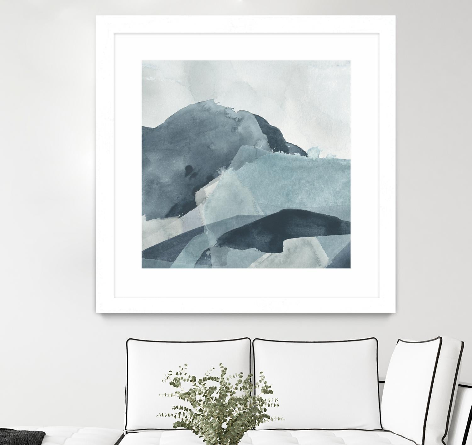 Blue Range I by June Erica Vess on GIANT ART - blue abstract