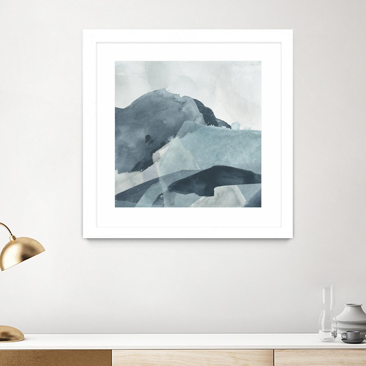 Blue Range I by June Erica Vess on GIANT ART - blue abstract