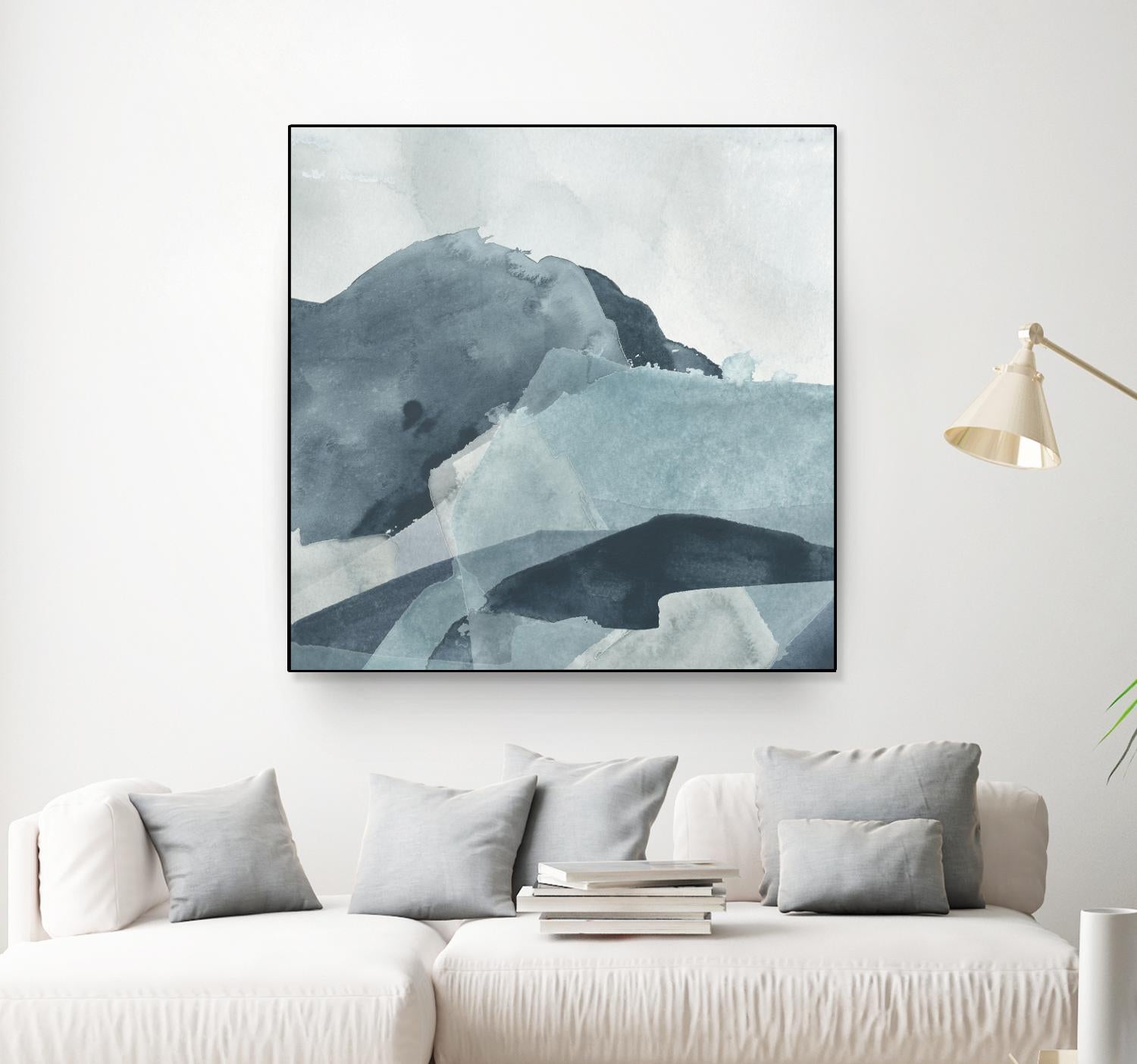 Blue Range I by June Erica Vess on GIANT ART - blue abstract