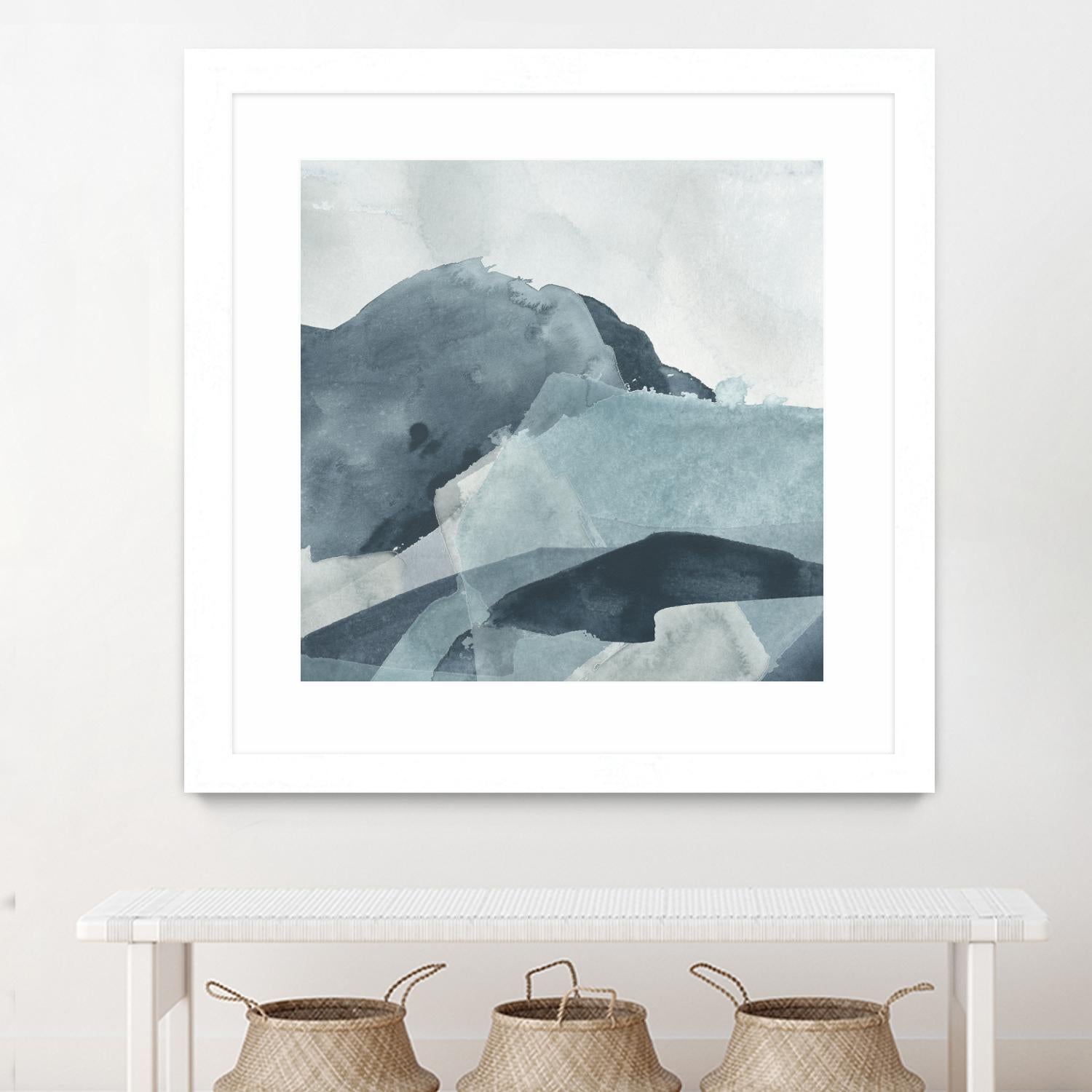 Blue Range I by June Erica Vess on GIANT ART - blue abstract