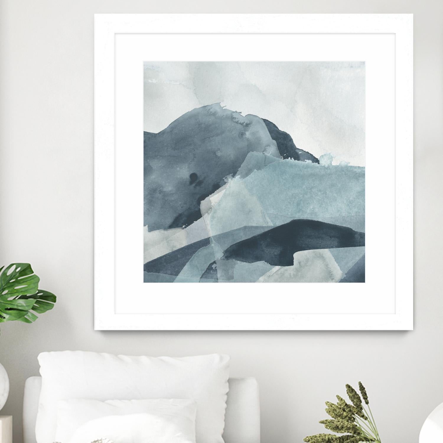 Blue Range I by June Erica Vess on GIANT ART - blue abstract