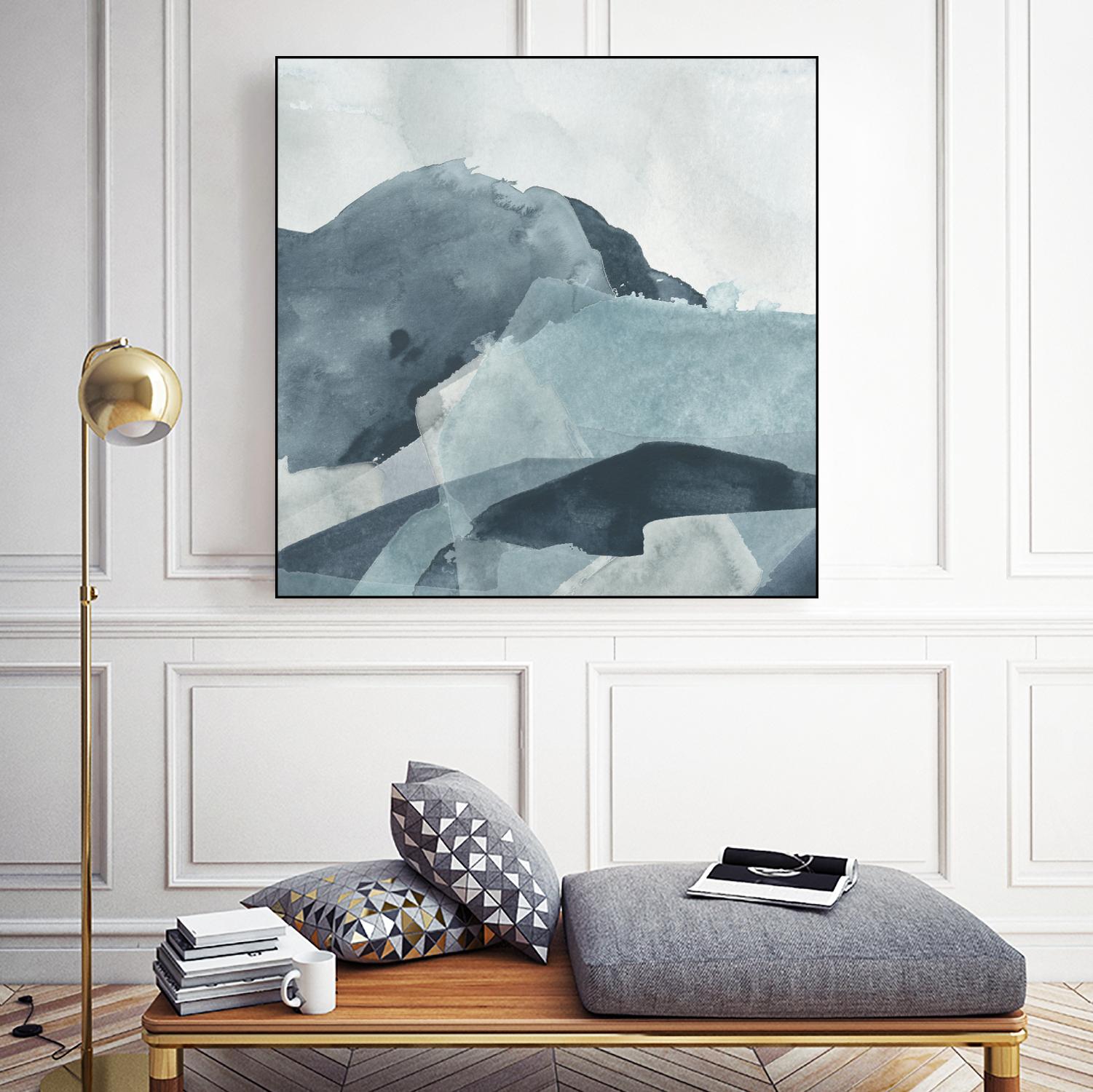 Blue Range I by June Erica Vess on GIANT ART - blue abstract