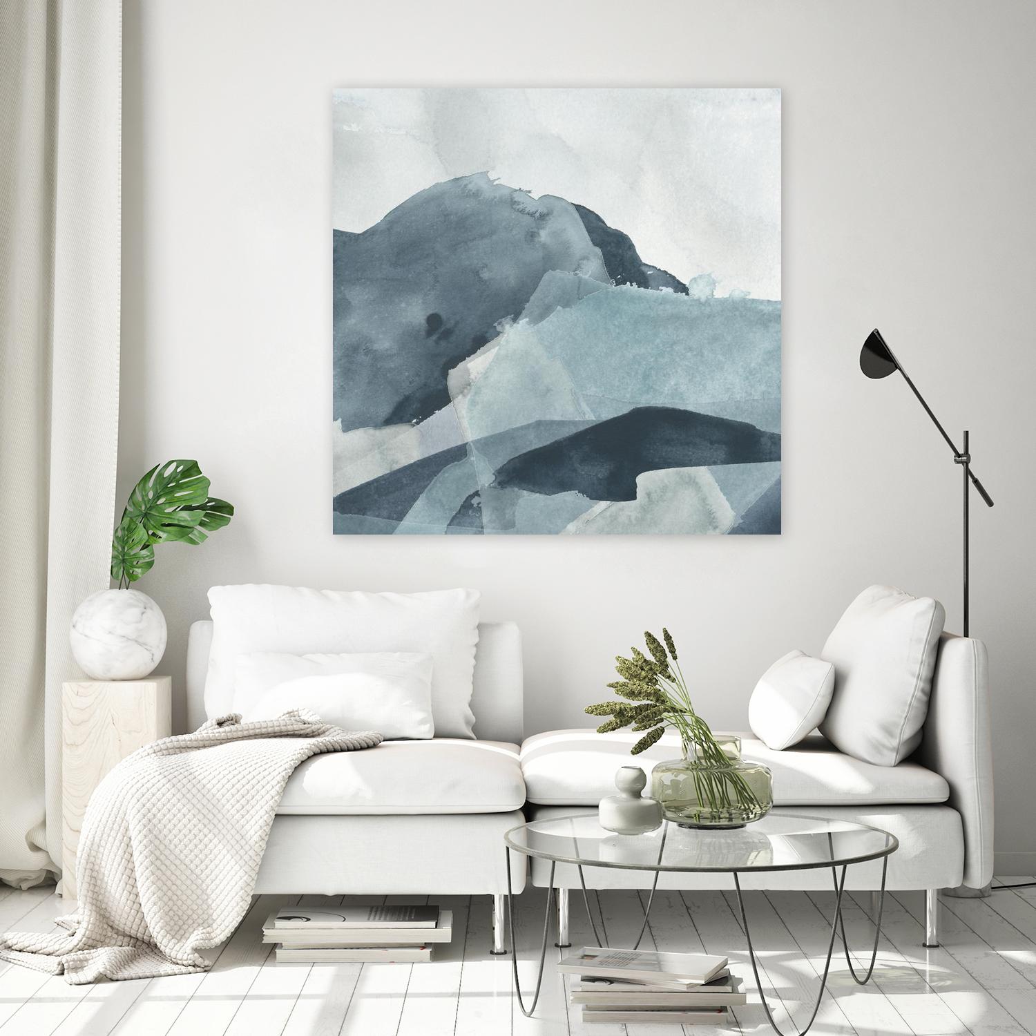 Blue Range I by June Erica Vess on GIANT ART - blue abstract