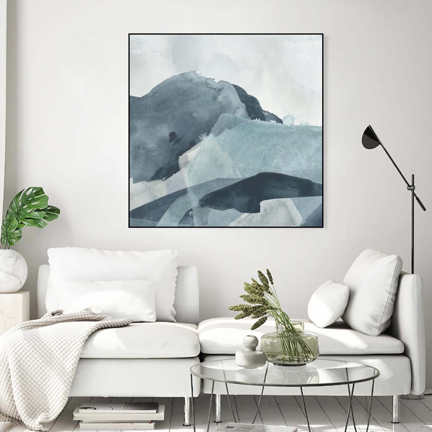 Blue Range I by June Erica Vess on GIANT ART - blue abstract