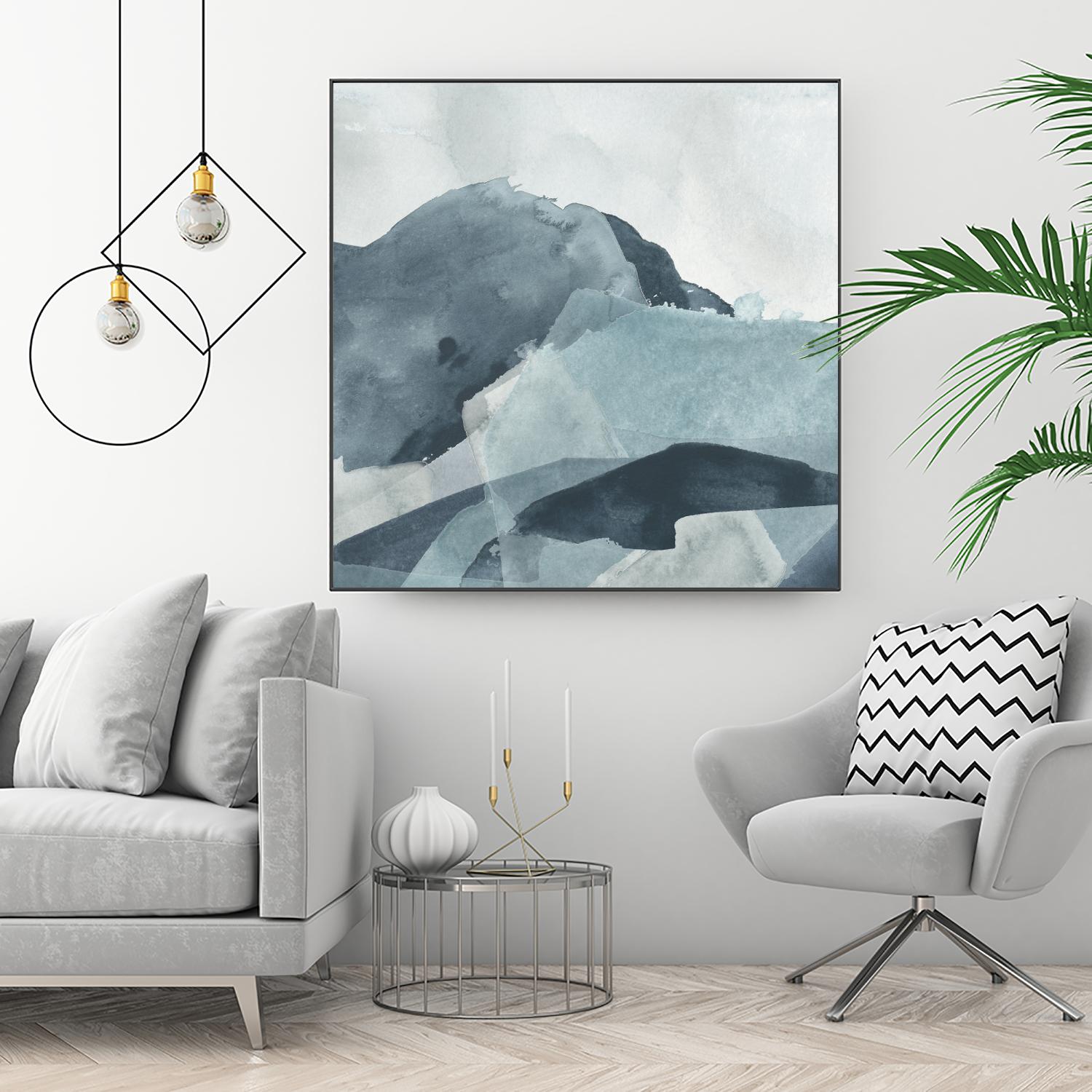 Blue Range I by June Erica Vess on GIANT ART - blue abstract