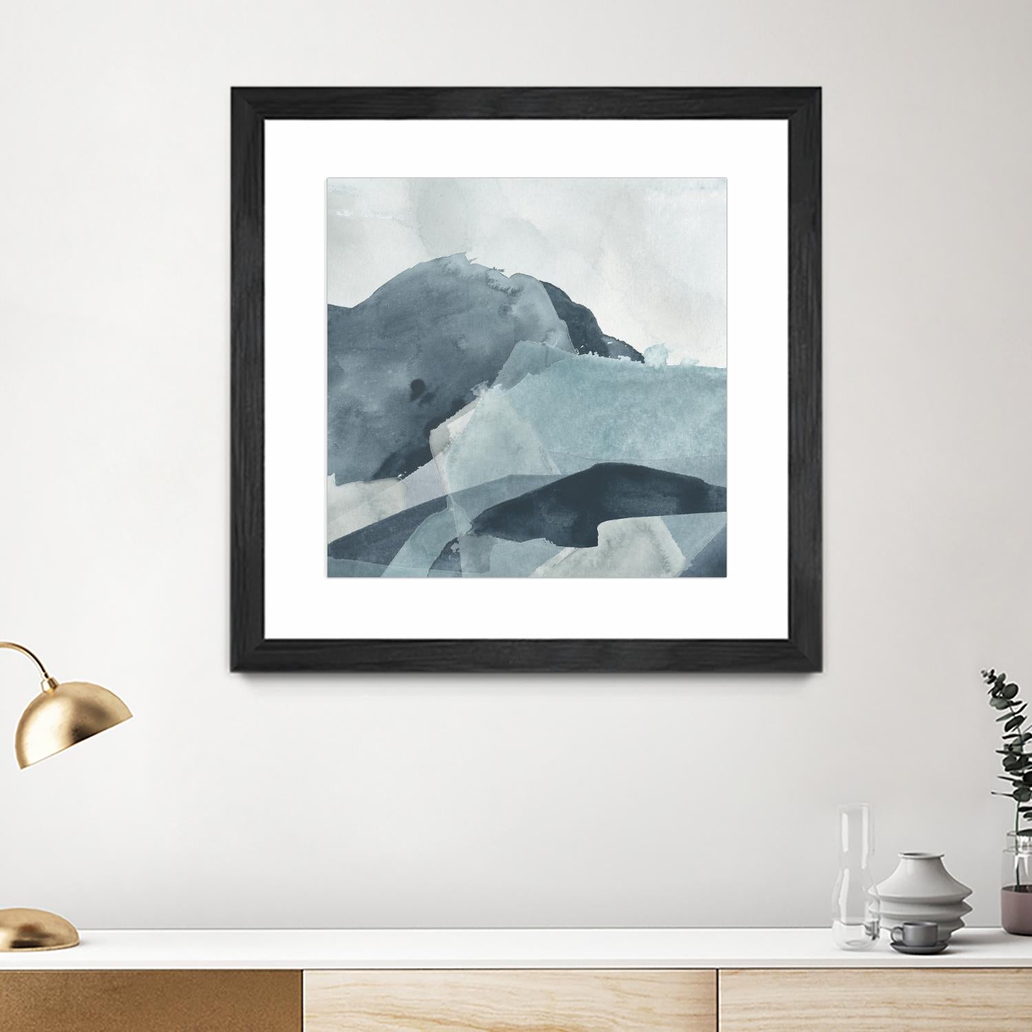 Blue Range I by June Erica Vess on GIANT ART - blue abstract