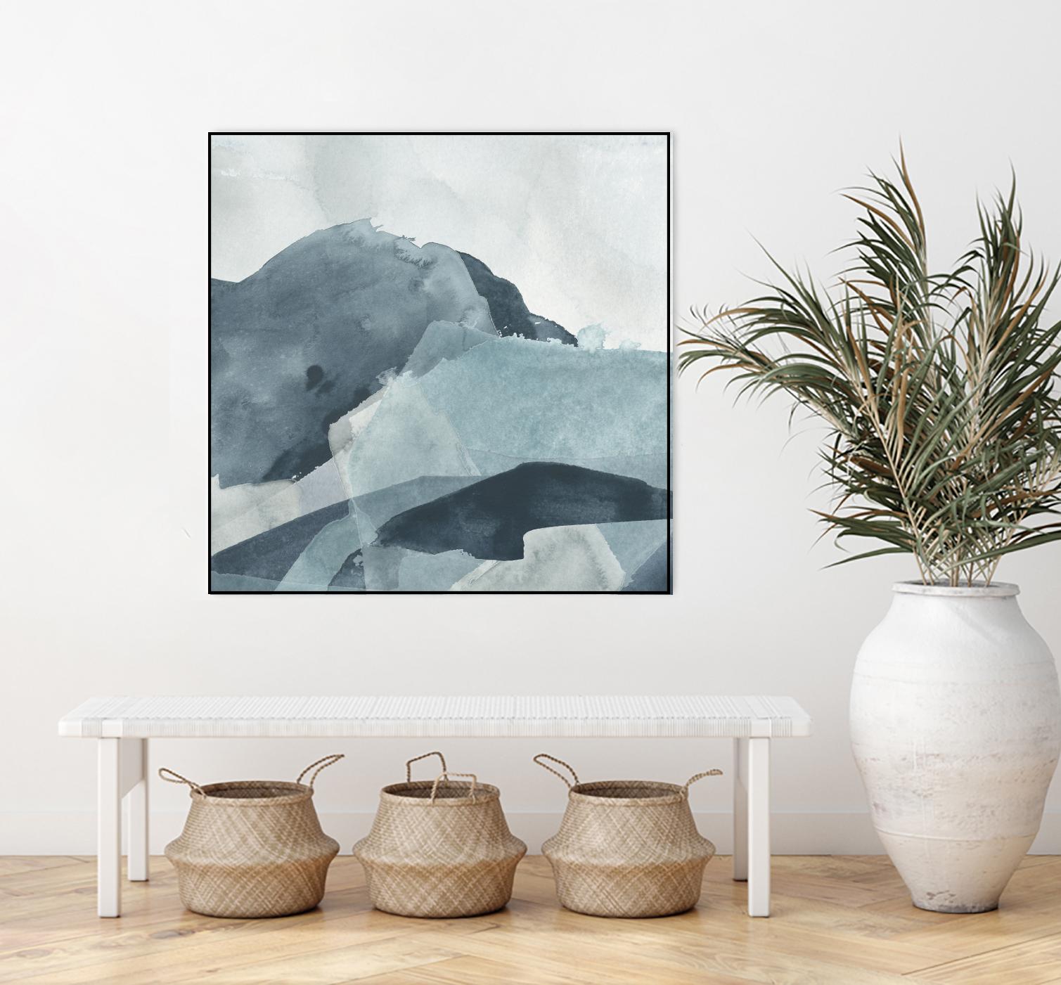 Blue Range I by June Erica Vess on GIANT ART - blue abstract