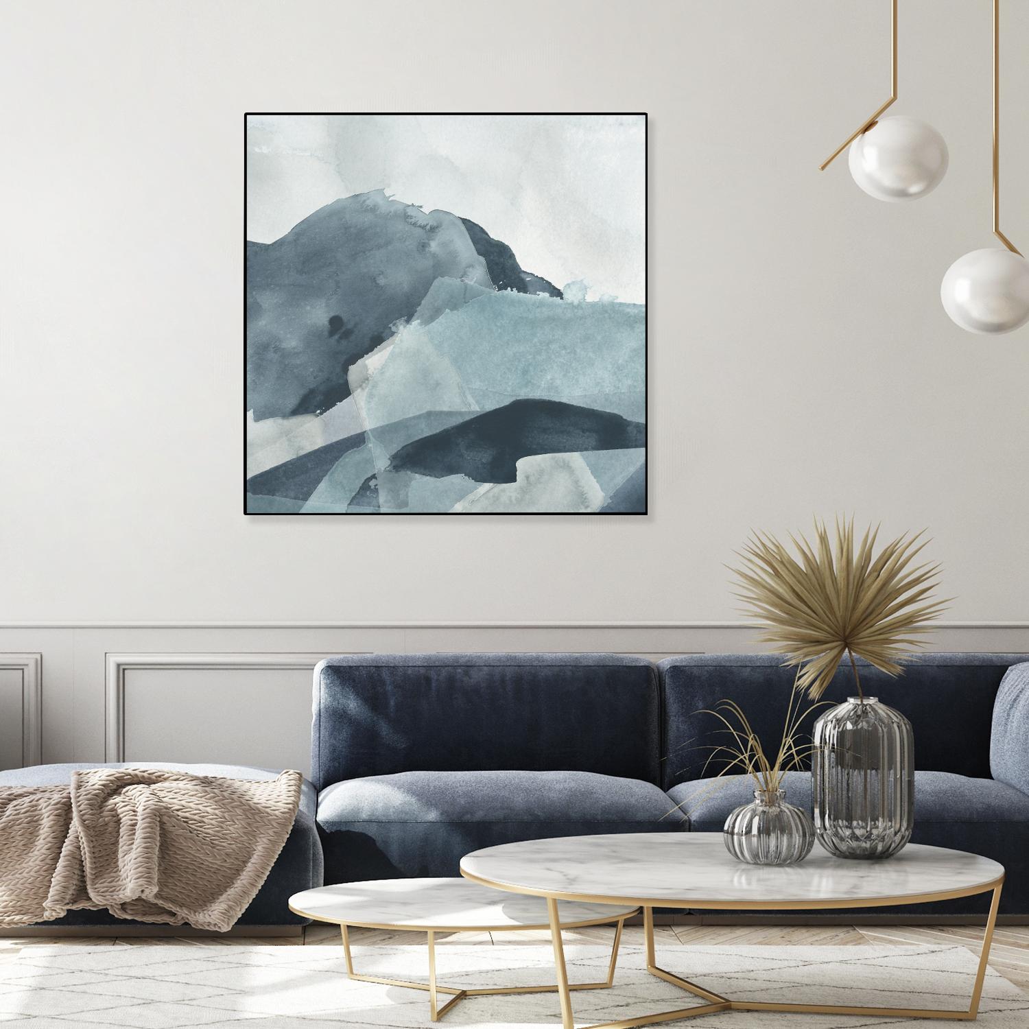 Blue Range I by June Erica Vess on GIANT ART - blue abstract