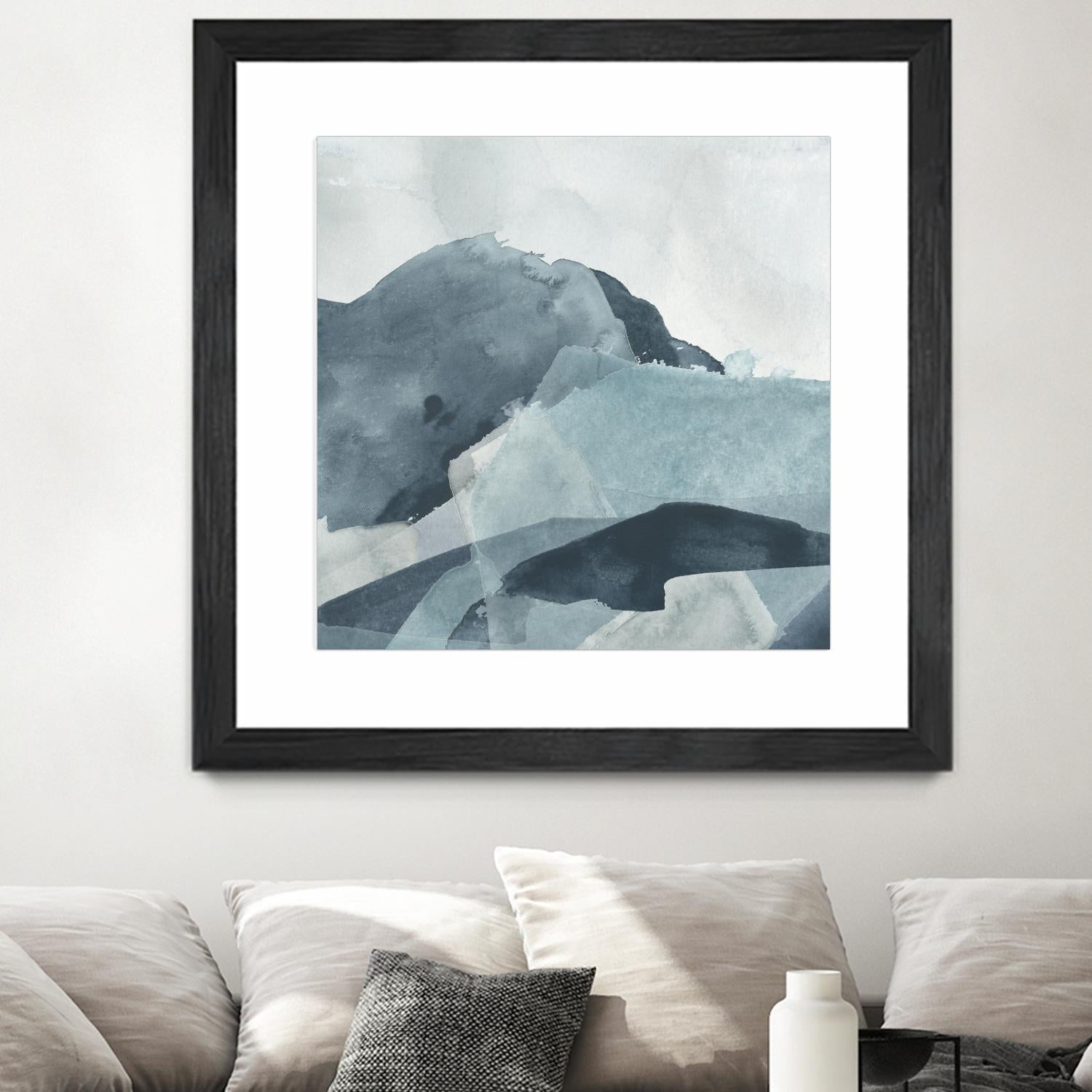 Blue Range I by June Erica Vess on GIANT ART - blue abstract