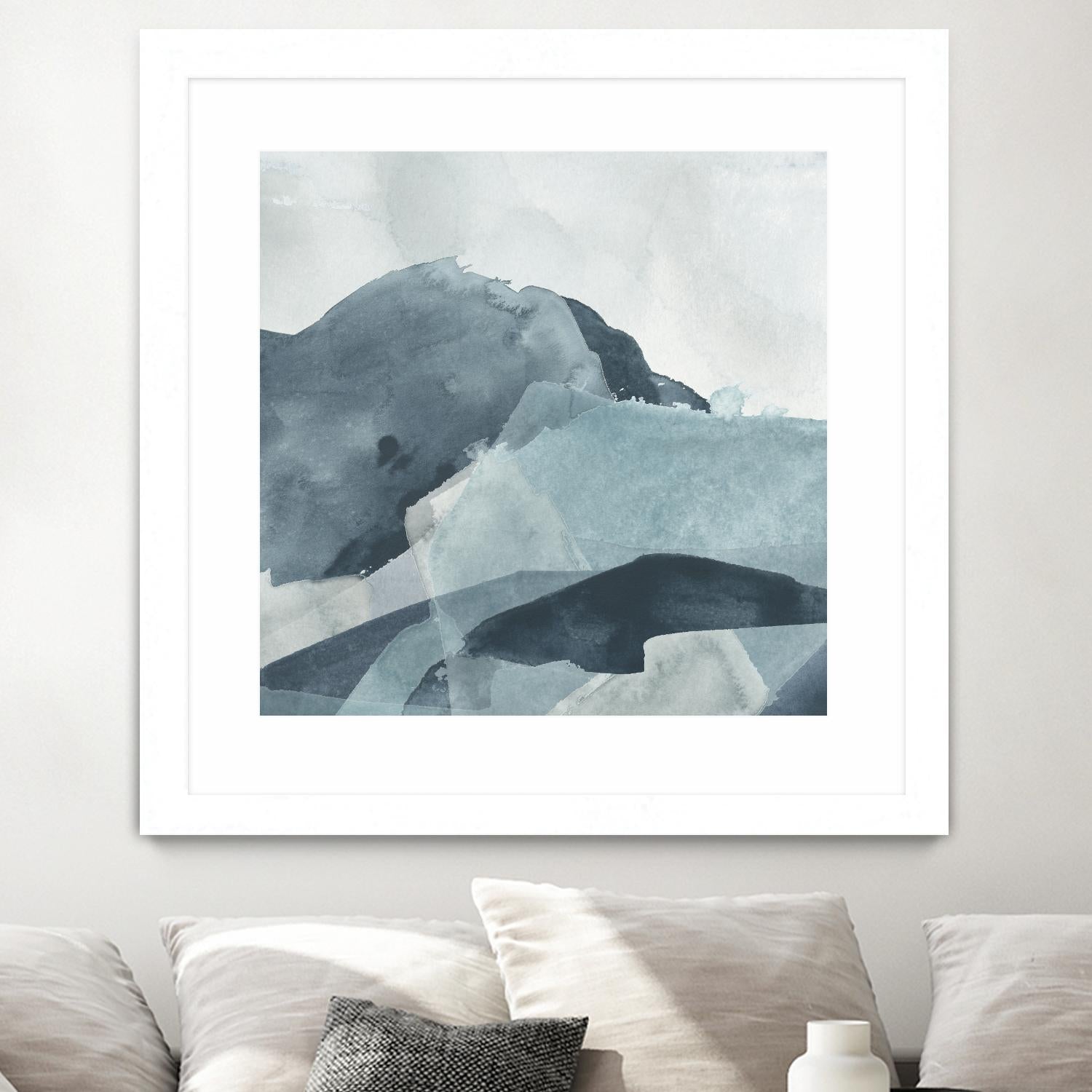 Blue Range I by June Erica Vess on GIANT ART - blue abstract