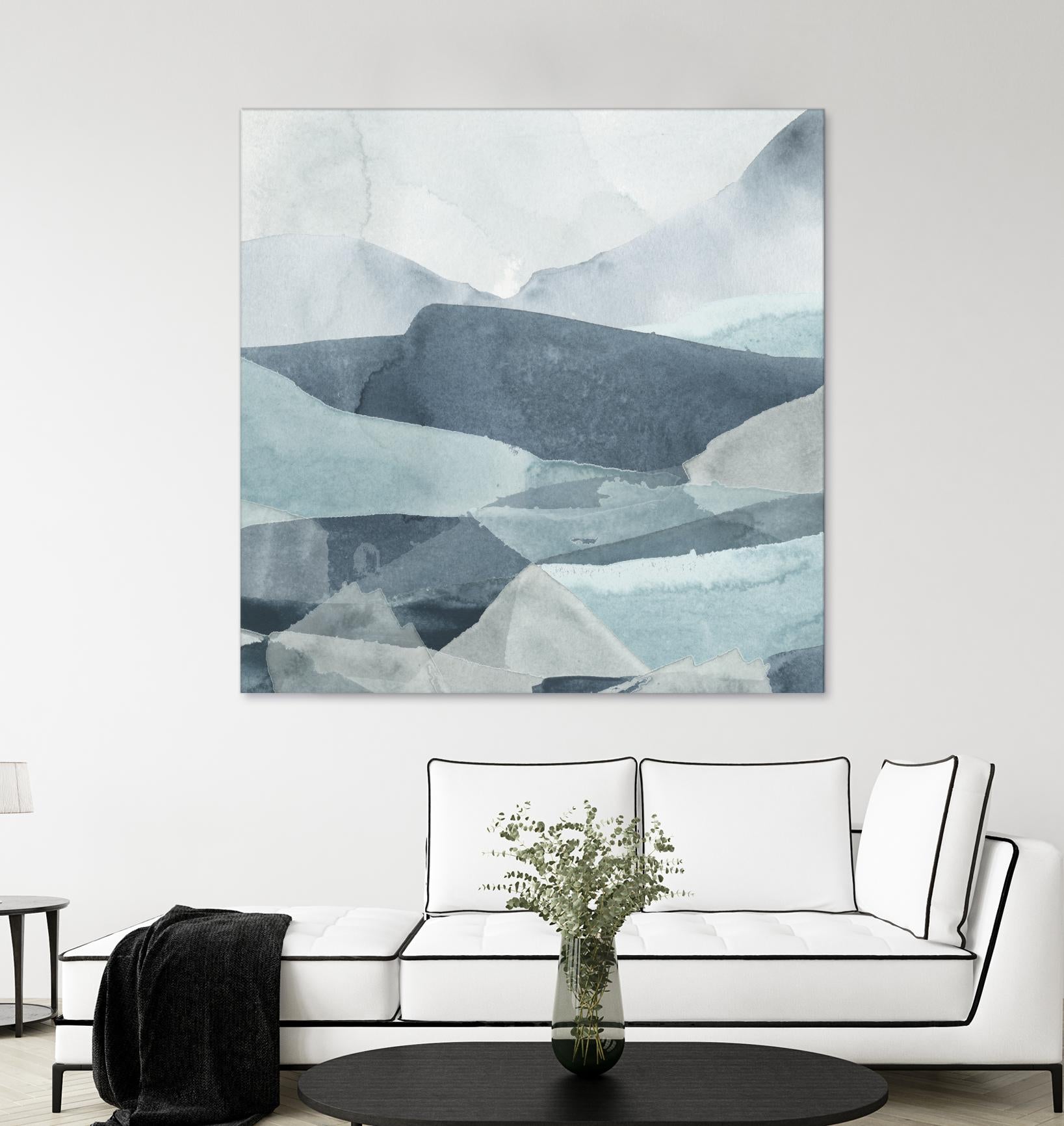 Blue Range III by June Erica Vess on GIANT ART - blue abstract