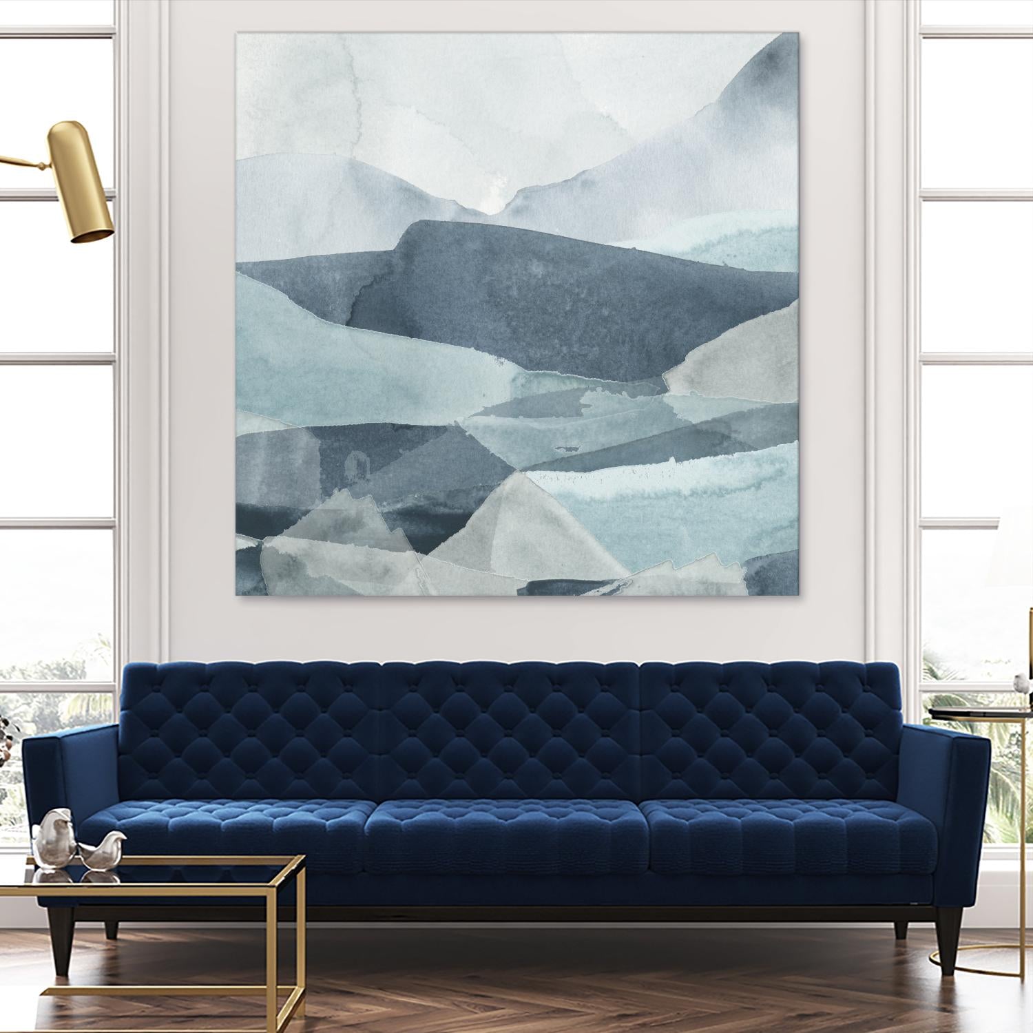 Blue Range III by June Erica Vess on GIANT ART - blue abstract