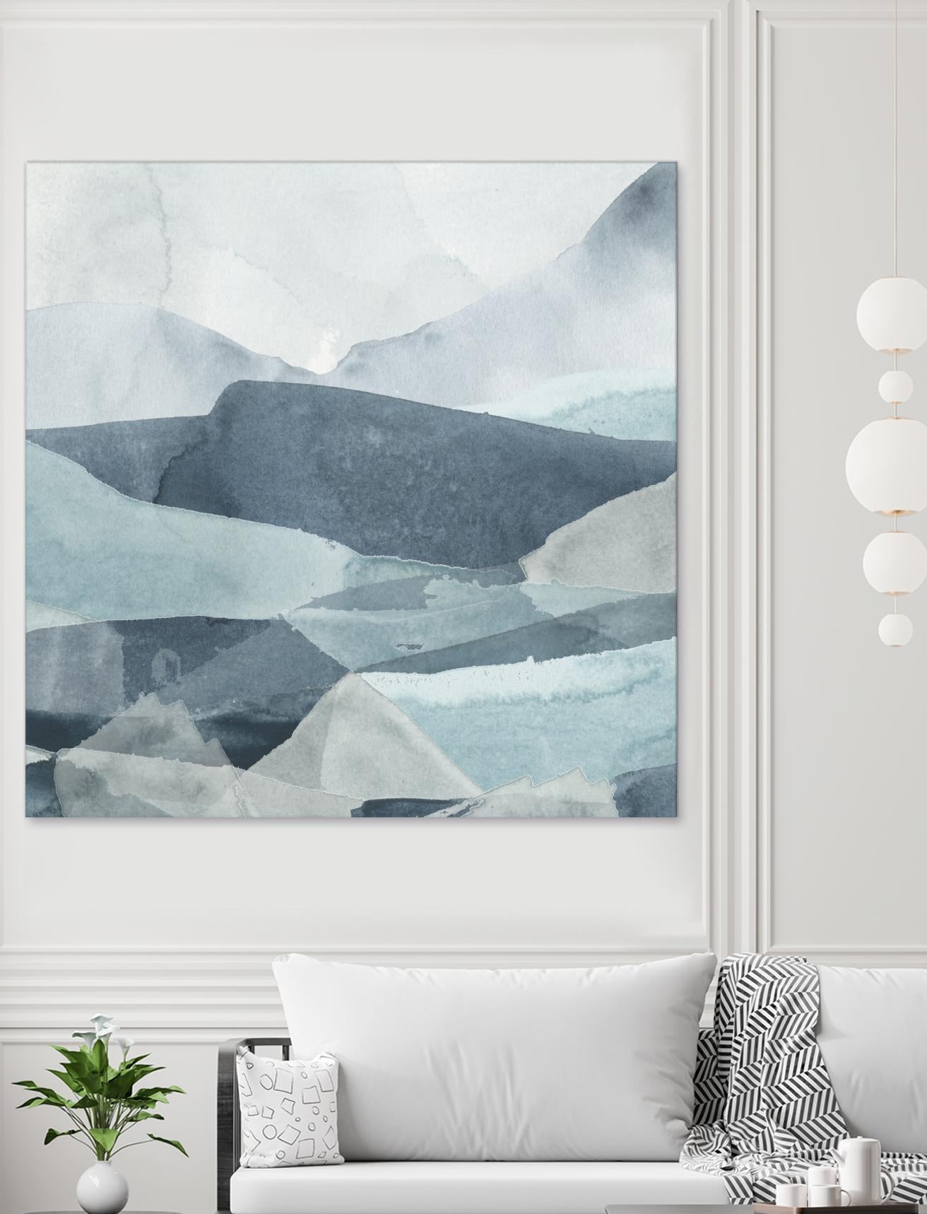 Blue Range III by June Erica Vess on GIANT ART - blue abstract