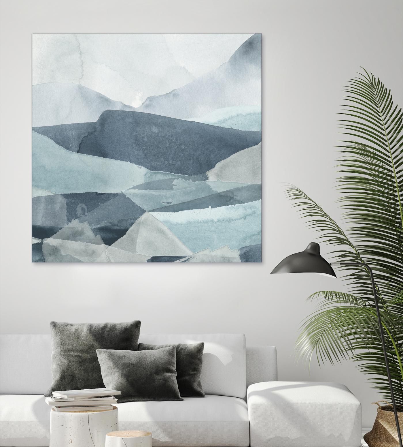 Blue Range III by June Erica Vess on GIANT ART - blue abstract