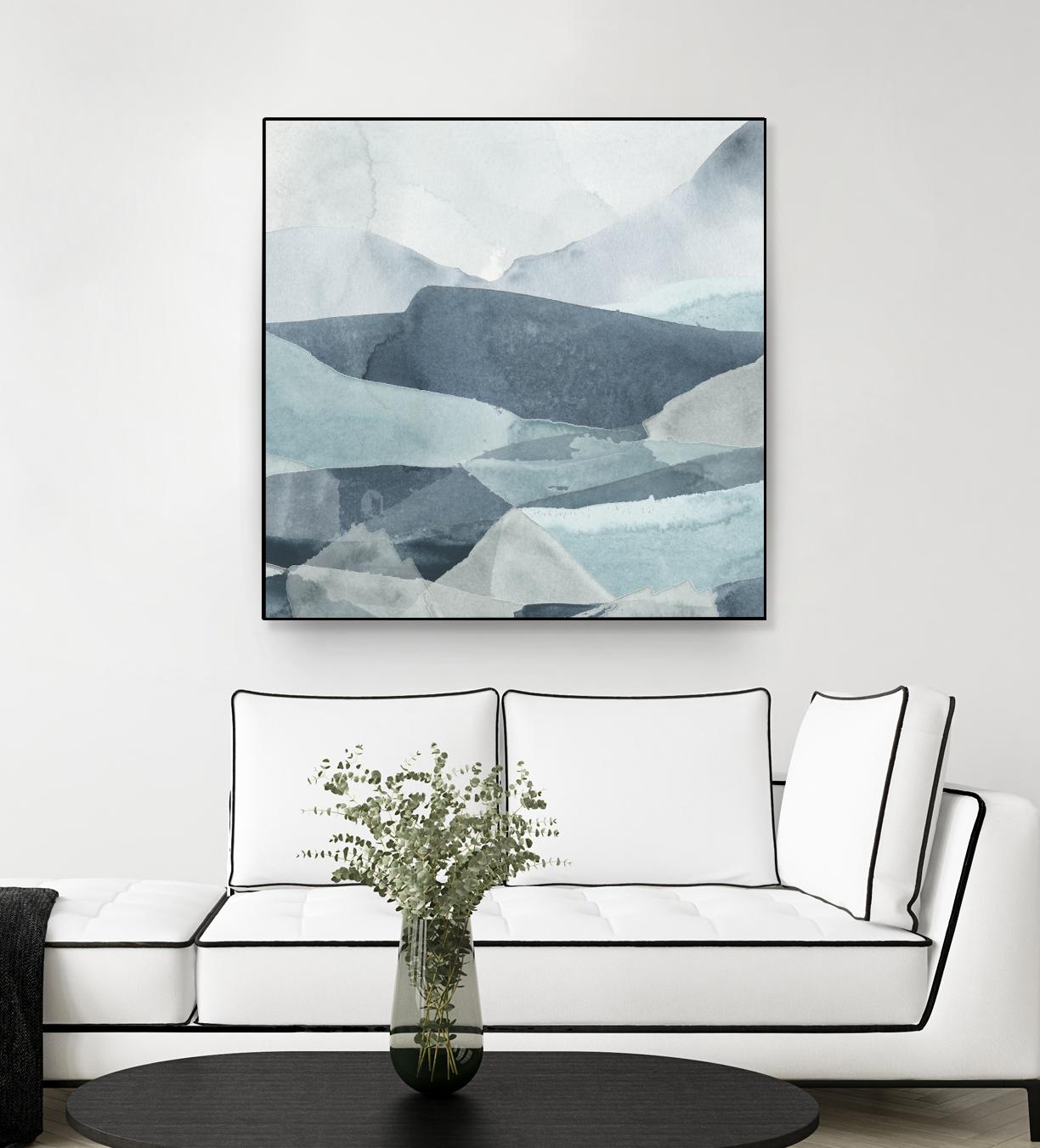 Blue Range III by June Erica Vess on GIANT ART - blue abstract