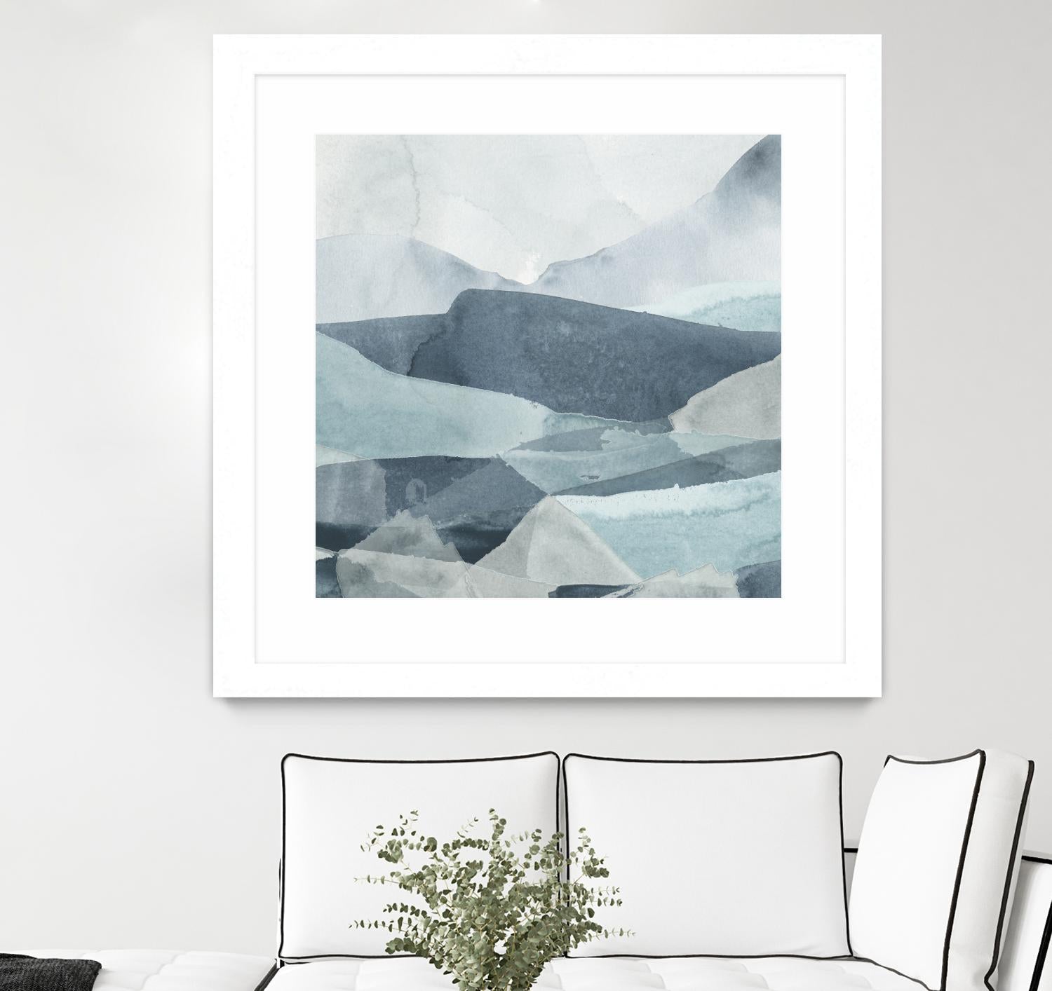 Blue Range III by June Erica Vess on GIANT ART - blue abstract