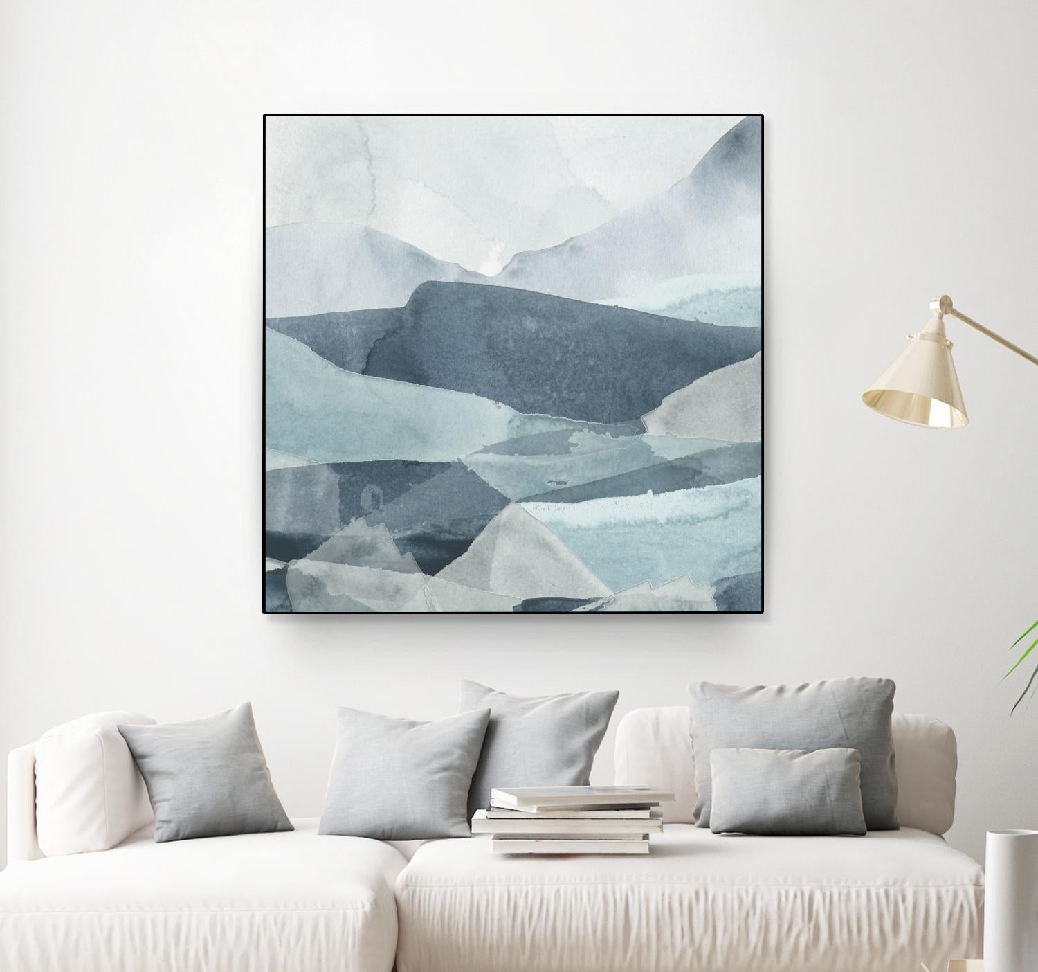 Blue Range III by June Erica Vess on GIANT ART - blue abstract