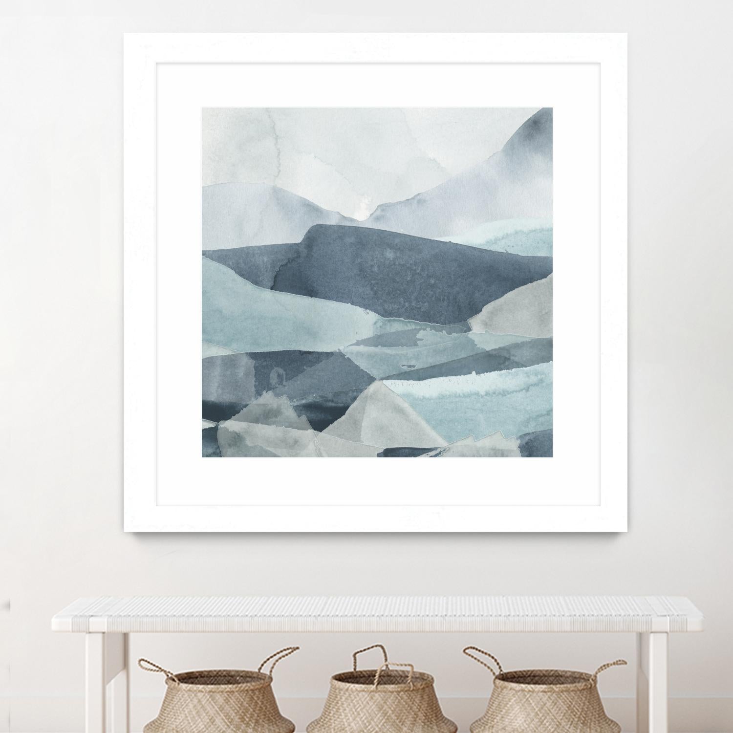 Blue Range III by June Erica Vess on GIANT ART - blue abstract