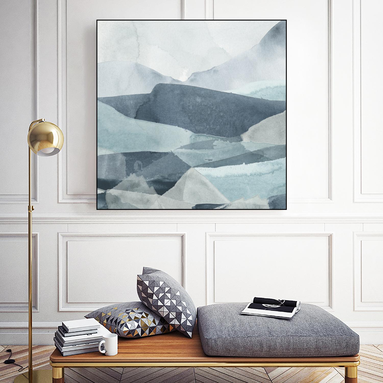 Blue Range III by June Erica Vess on GIANT ART - blue abstract