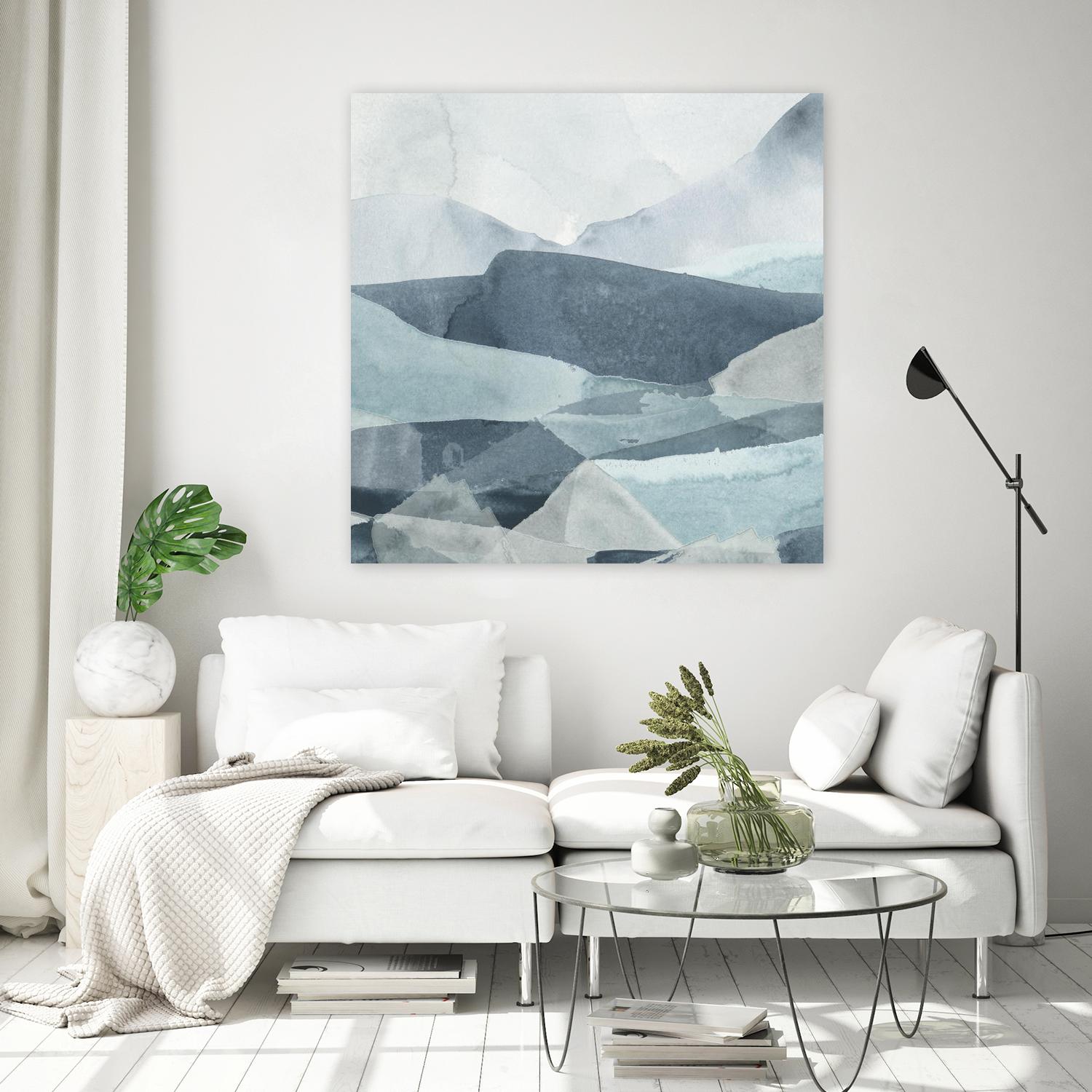 Blue Range III by June Erica Vess on GIANT ART - blue abstract