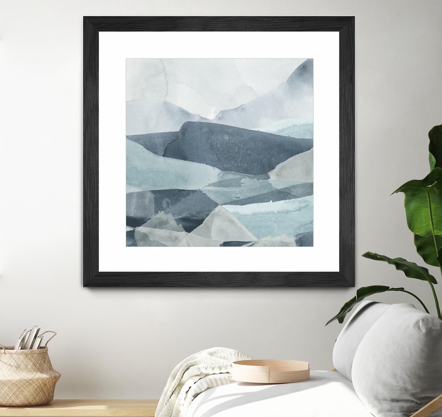 Blue Range III by June Erica Vess on GIANT ART - blue abstract