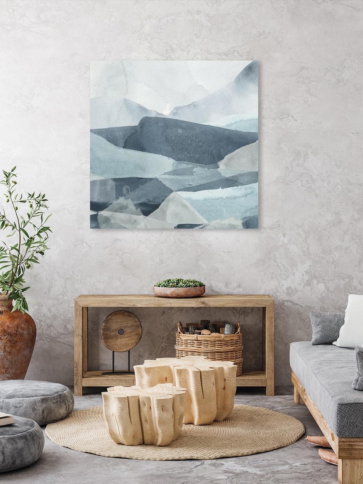 Blue Range III by June Erica Vess on GIANT ART - blue abstract