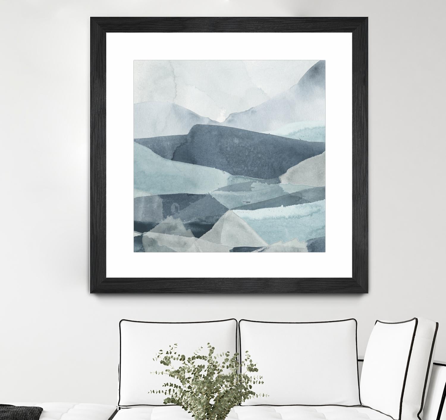 Blue Range III by June Erica Vess on GIANT ART - blue abstract