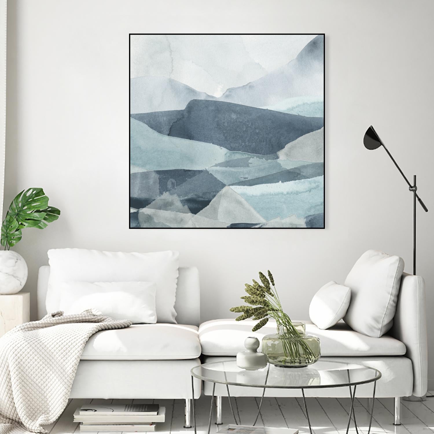 Blue Range III by June Erica Vess on GIANT ART - blue abstract