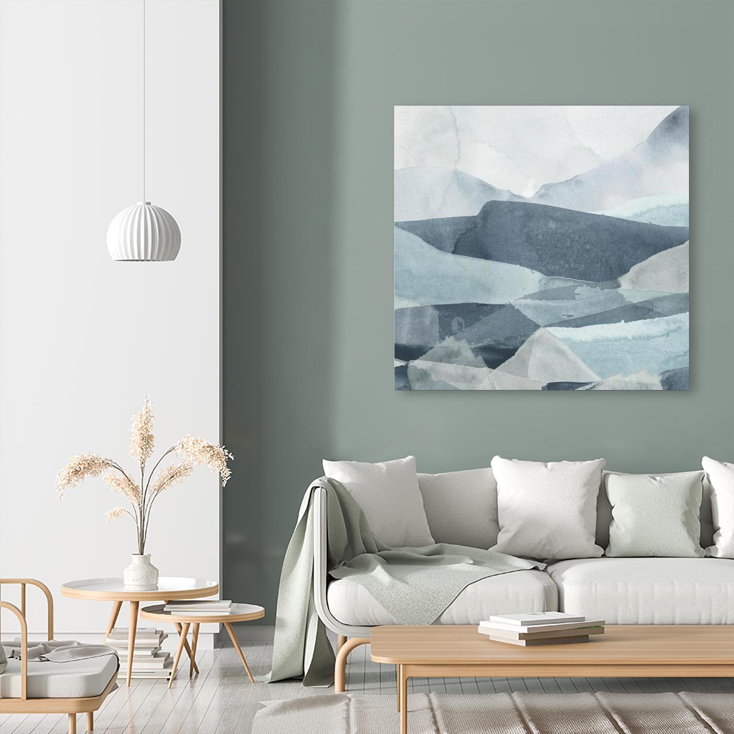 Blue Range III by June Erica Vess on GIANT ART - blue abstract